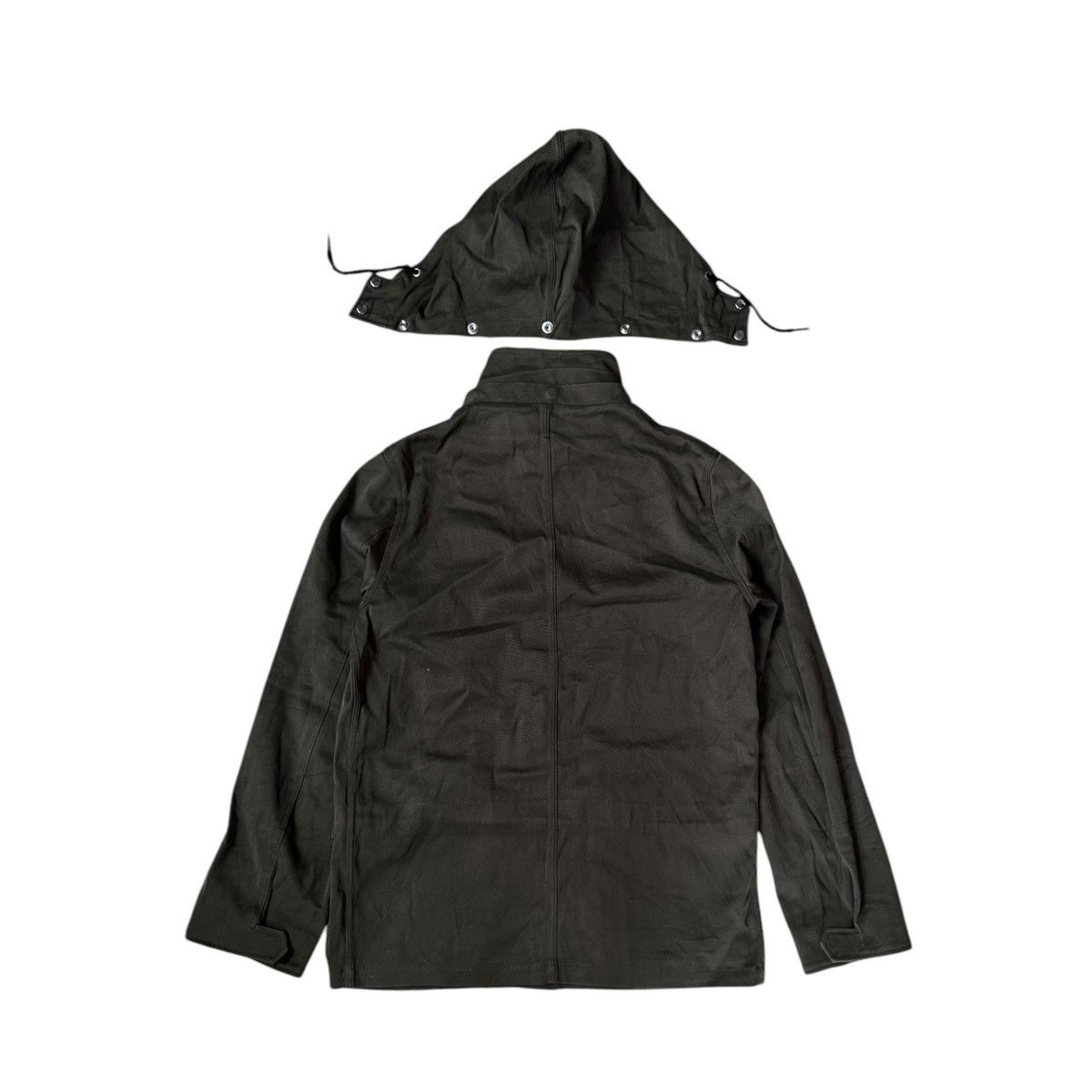 Sandro Sandro Paris Green Hooded Coat Utility Mens Jacket Size US S / EU 44-46 / 1 - 11 Thumbnail
