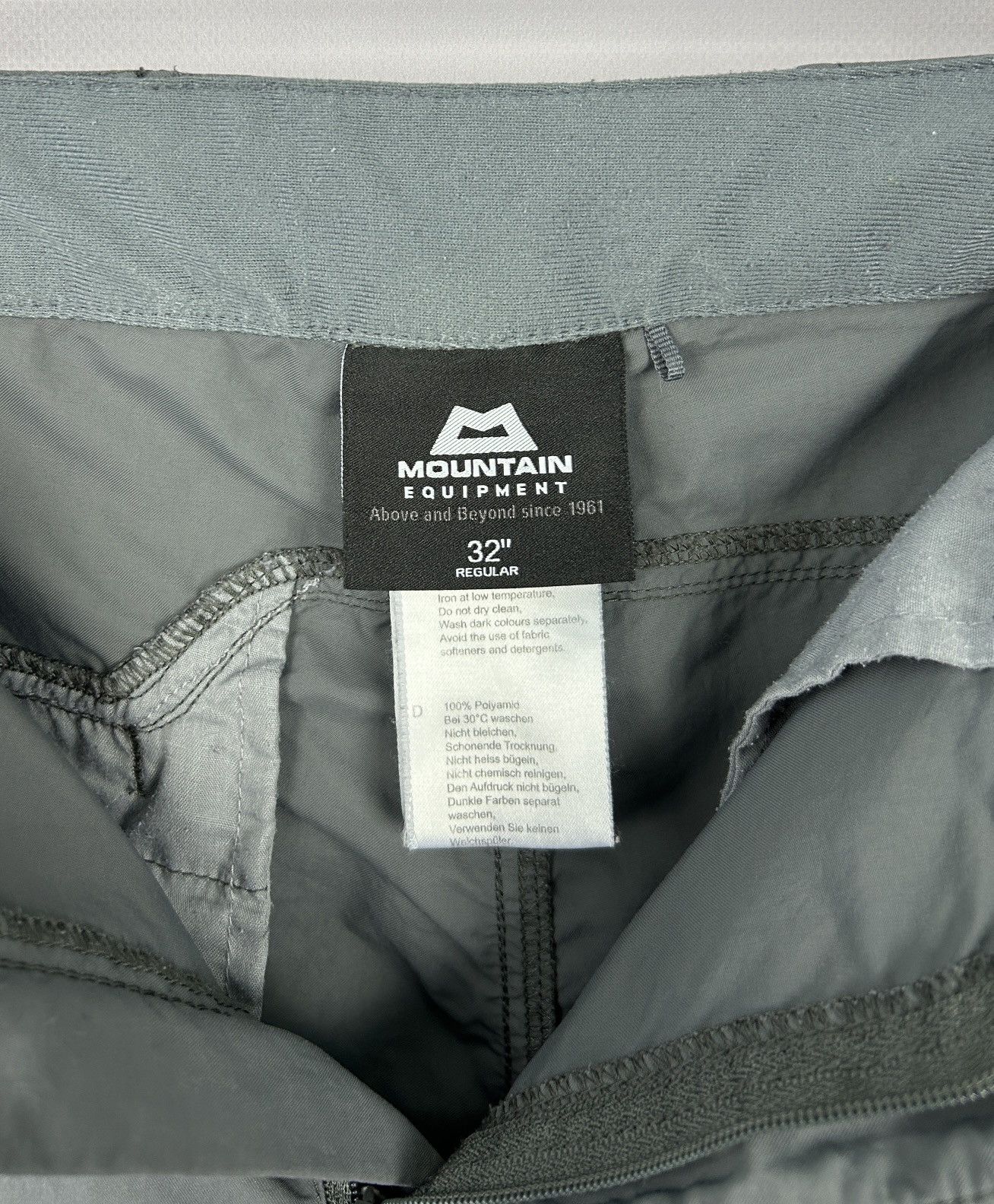 Mountain Equipment × Mountain Equipment Company Mountain Equipment Nylon Outdoor Hiking Pants Grey W32 Size US 32 / EU 48 - 8 Thumbnail