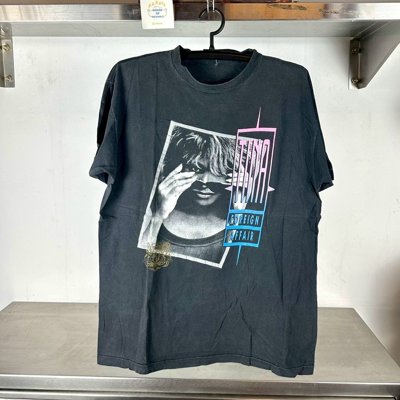 Band Tees × Vintage Vintage 90s Tina Turner Foreign Affair World Tour Promo Tee Size US XL / EU 56 / 4 - 1 Thumbnail