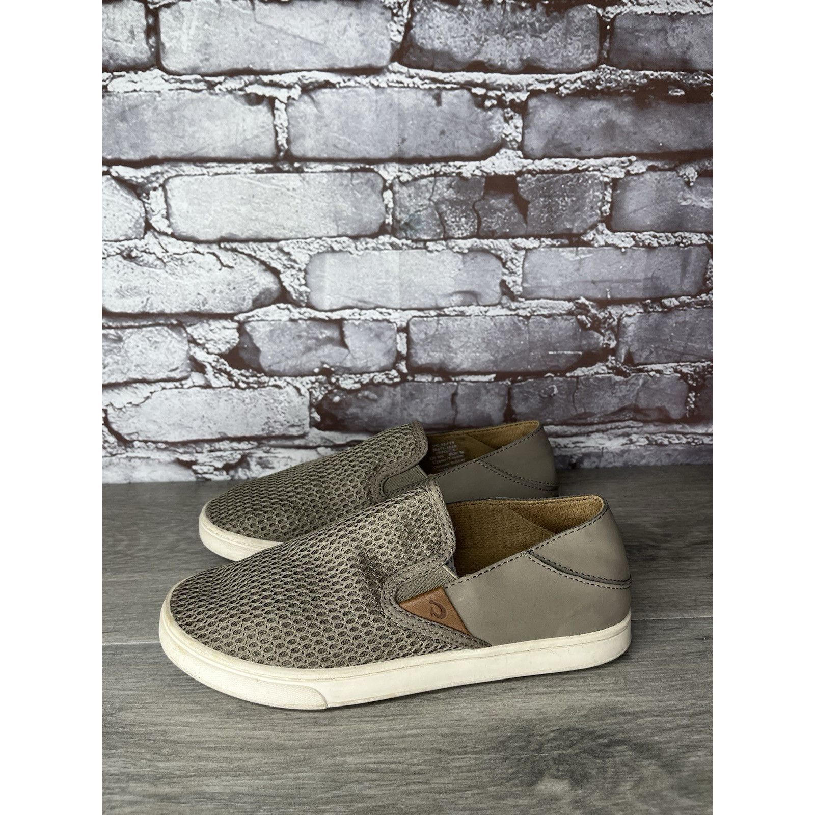 Olukai OluKai Pehuea Slip On Loafers Clay Brown Mesh Beach Shoes Wo Size US 6 / IT 36 - 16 Thumbnail