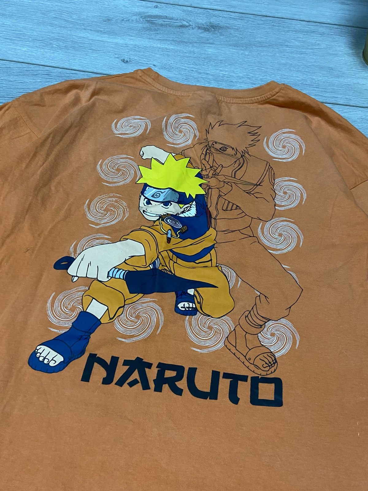 Cartoon Network Naruto 2002 anime Kakashi Masashi vintage big print t-shirt Size US S / EU 44-46 / 1 - 8 Thumbnail