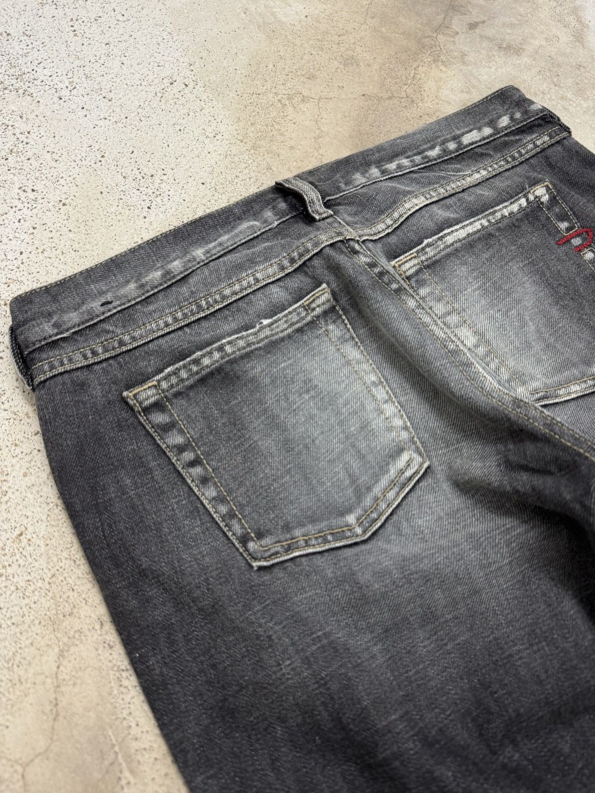 Diesel Vintage Flare Diesel Industry Distressed Unisex Denim Pants Size US 28 / EU 44 - 10 Thumbnail