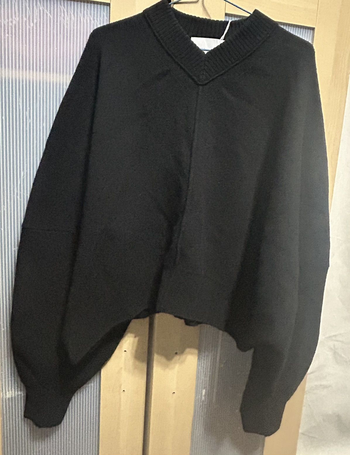 H&M H&M Collection Black Slouchy Wool Sweater Size M / US 6-8 / IT 42-44 - 7 Thumbnail