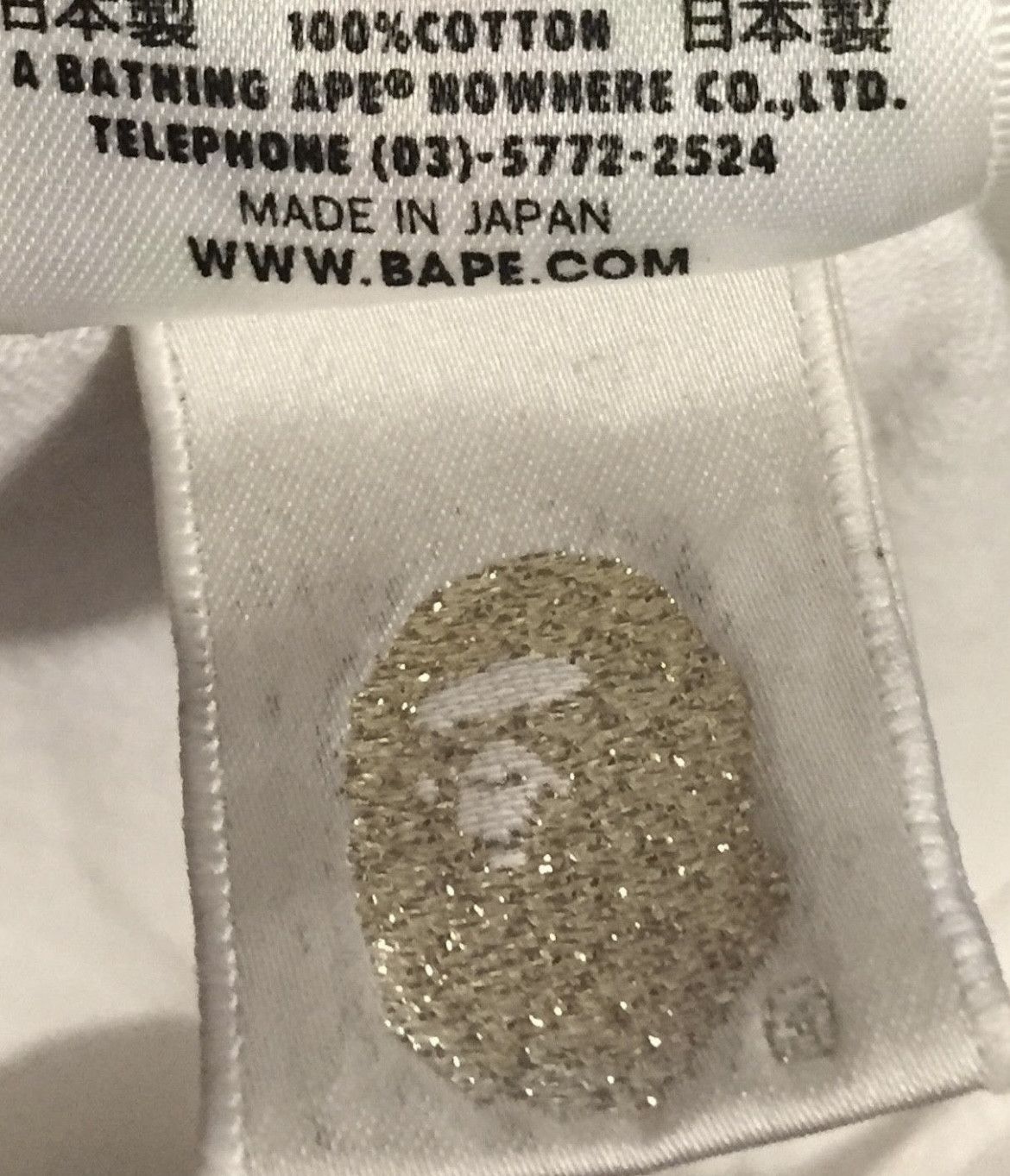 Bape Bape tee shirt Size US S / EU 44-46 / 1 - 4 Thumbnail
