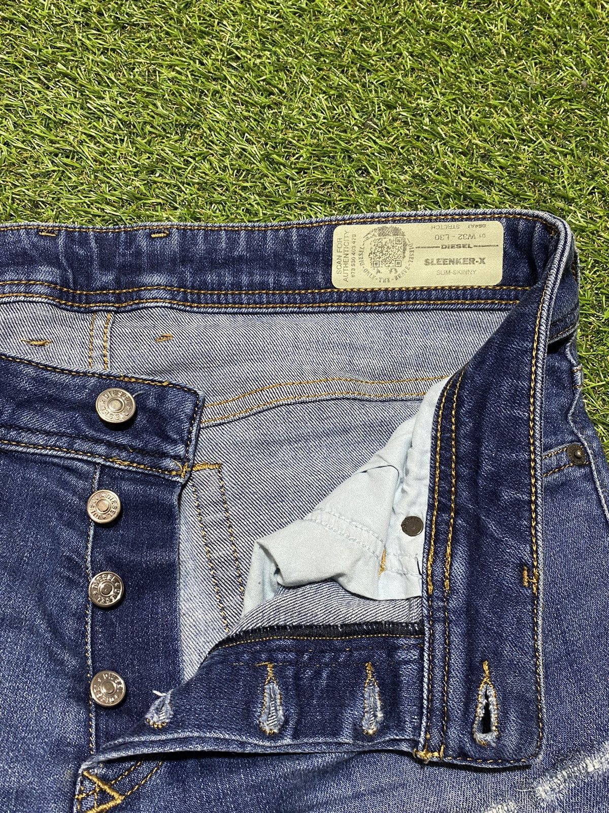 Diesel Vintage Y2K Diesel jeans denim distressed style size 32x30 Size US 32 / EU 48 - 6 Thumbnail