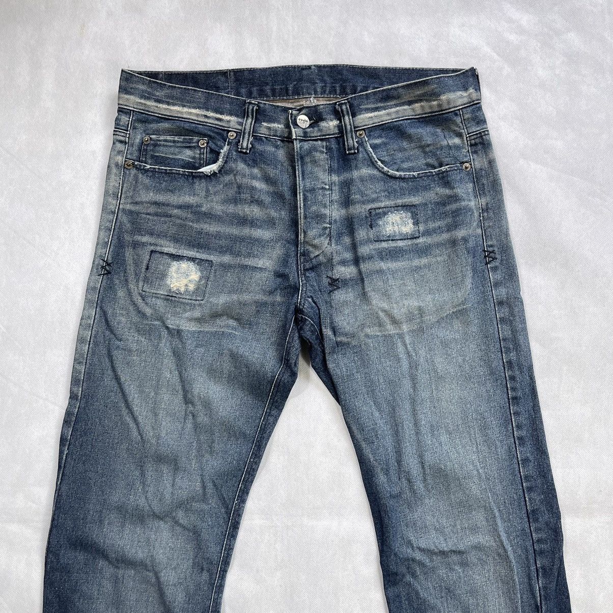 Ksubi Rare! Y2K Ksubi Distressed Van Wrinkle Design Jeans Size US 32 / EU 48 - 3 Thumbnail