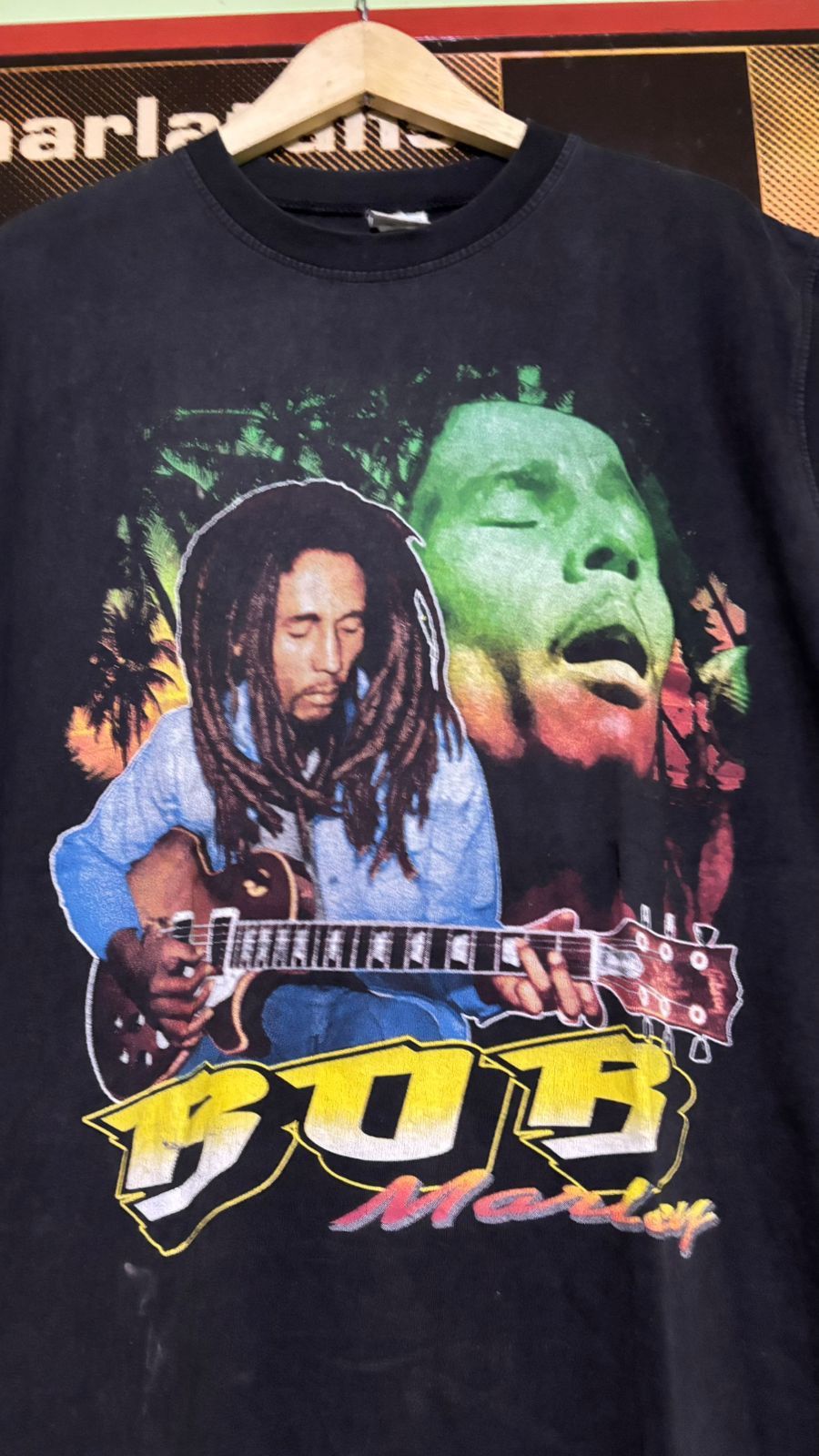 Band Tees Vintage Bob Marley Shirt Size US L / EU 52-54 / 3 - 6 Thumbnail