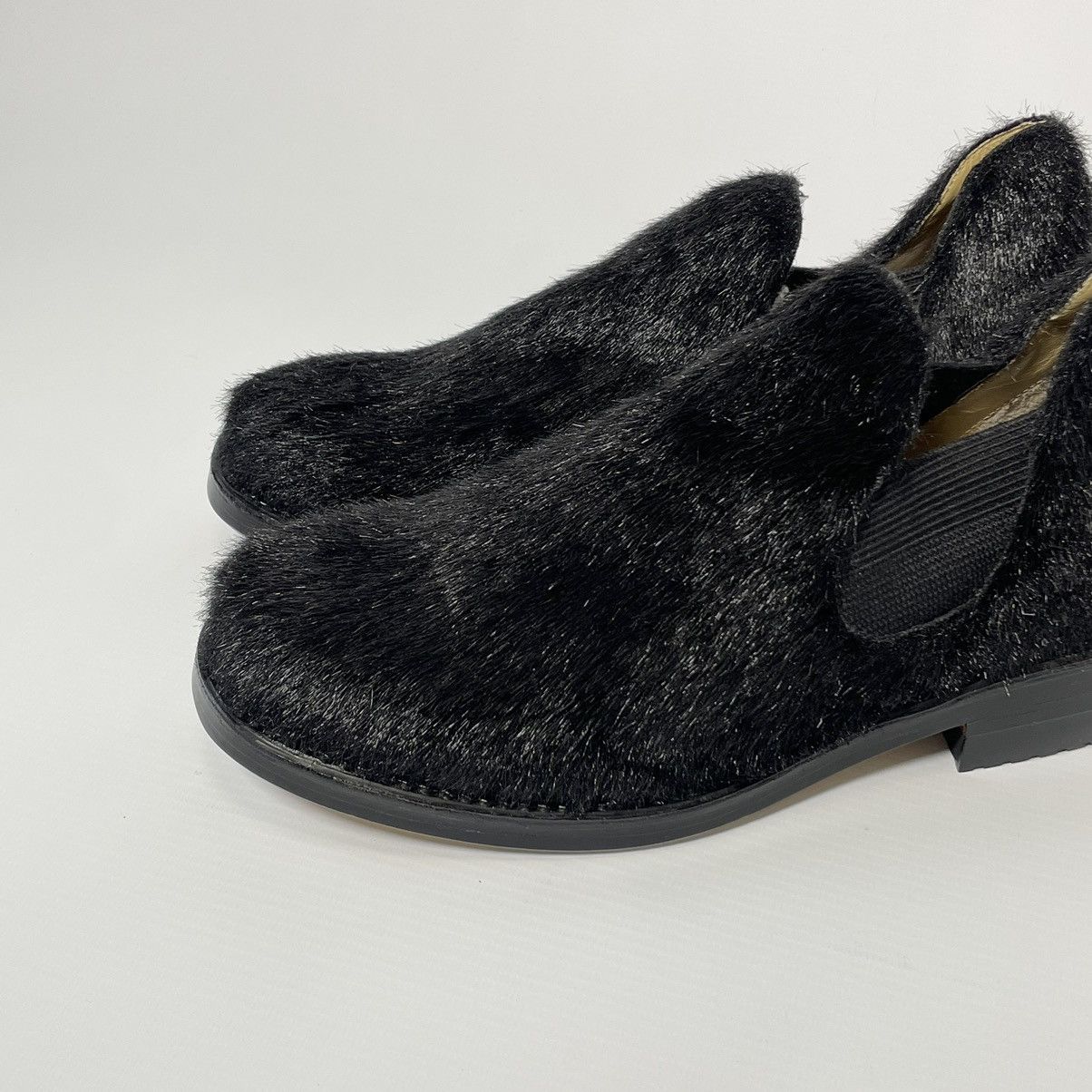 Comme des Garcons Black Faux Fur Ankle Boots Size US 8 / EU 41 - 5 Thumbnail