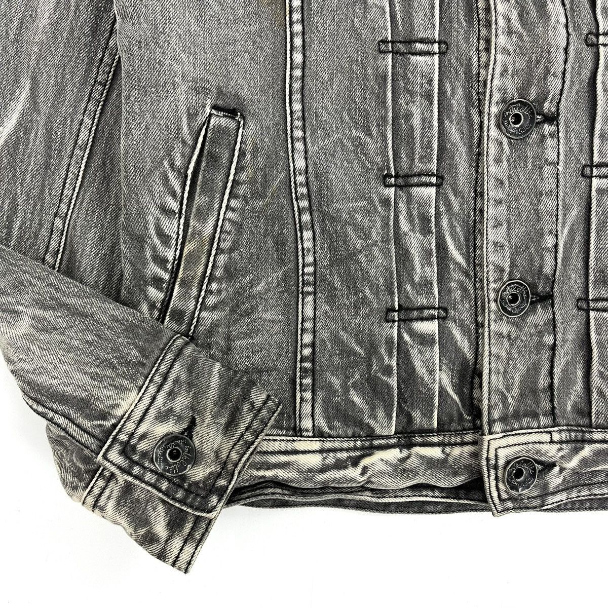 In The Attic 2000s In the Attic Punk Lgb Goa Distressed Denim Jacket Size US M / EU 48-50 / 2 - 5 Thumbnail