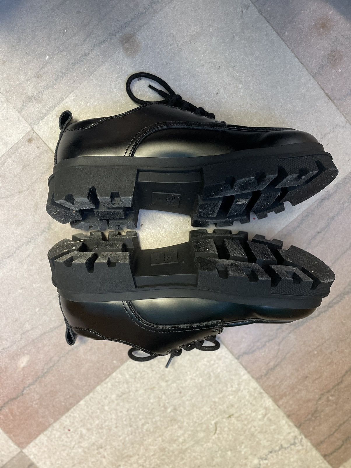 Zara Derby moc chunky track sole dress shoe Size US 11 / EU 44 - 11 Thumbnail