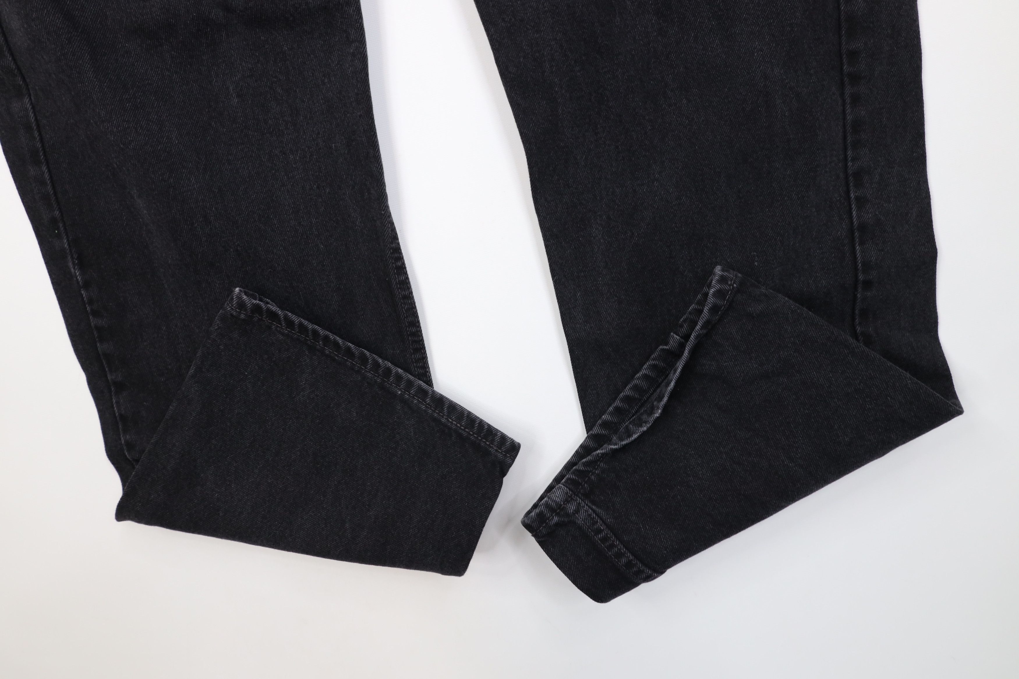 Levi's Vintage 90s Levis 505 Fit Straight Leg Denim Jeans Black Size US 40 / EU 56 - 5 Thumbnail