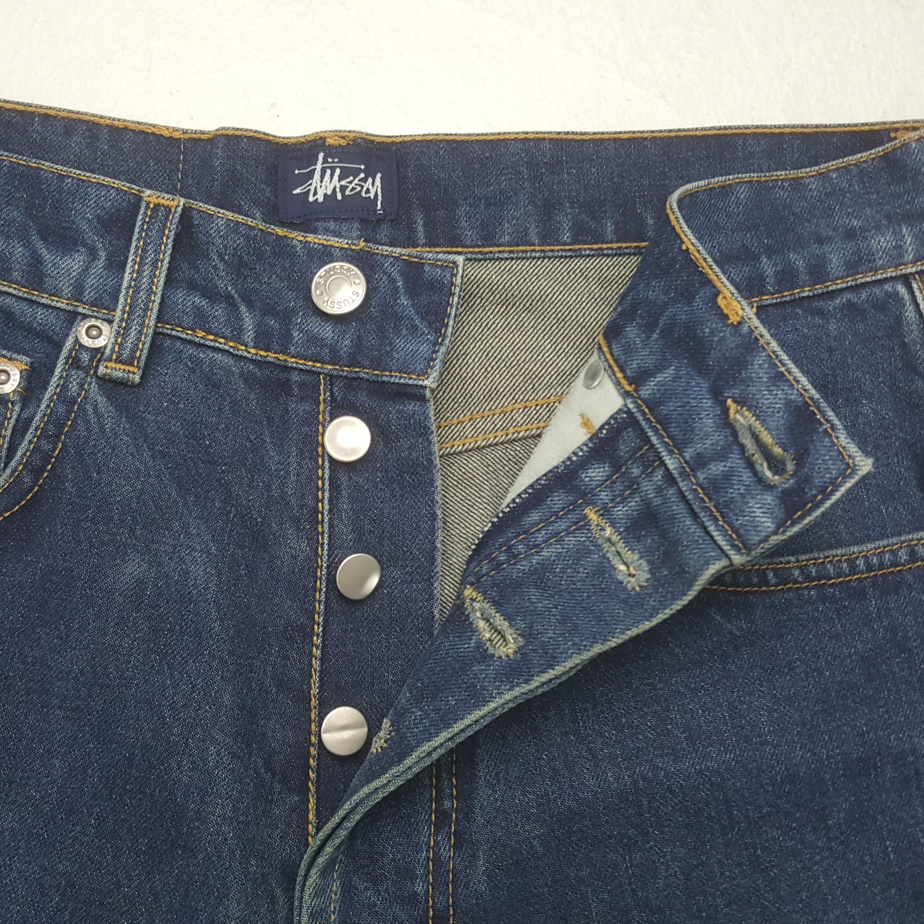 Stussy Vintage Stussy USA Skateboard Brand Denim Jeans RR18 Size US 29 - 7 Thumbnail