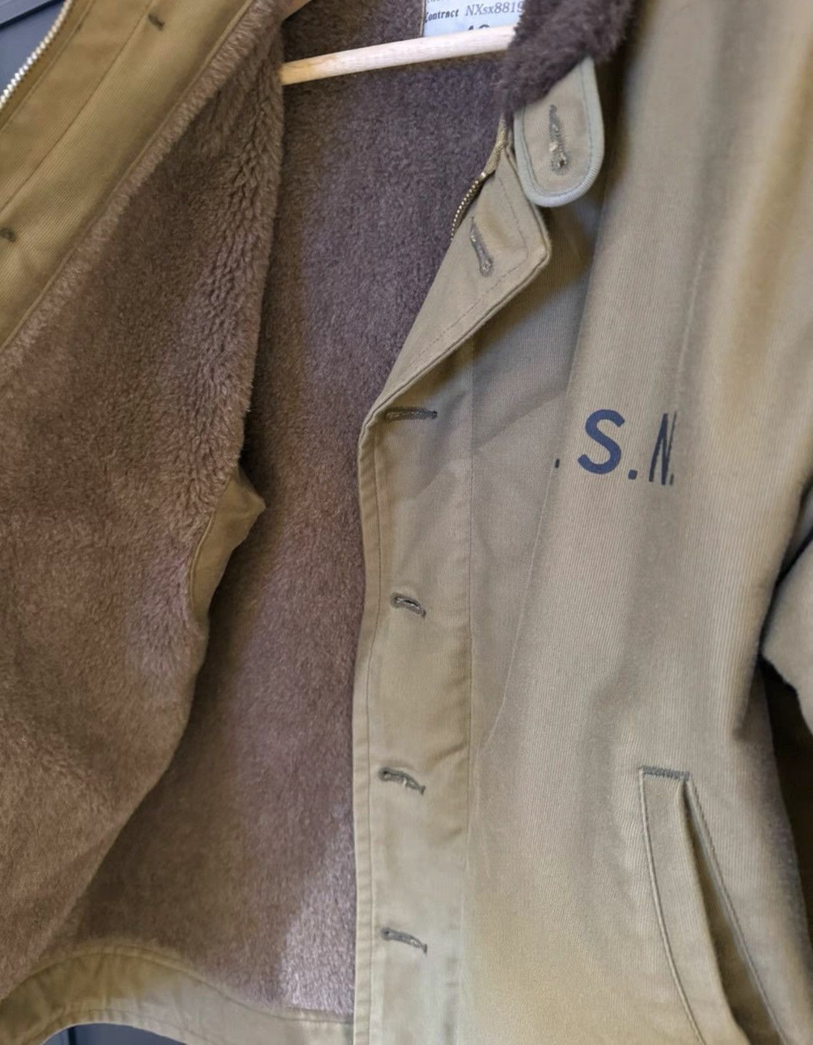 The Real McCoy's the real mccoys N-1 Deck Jacket, Alpaca Wool Size US M / EU 48-50 / 2 - 6 Thumbnail