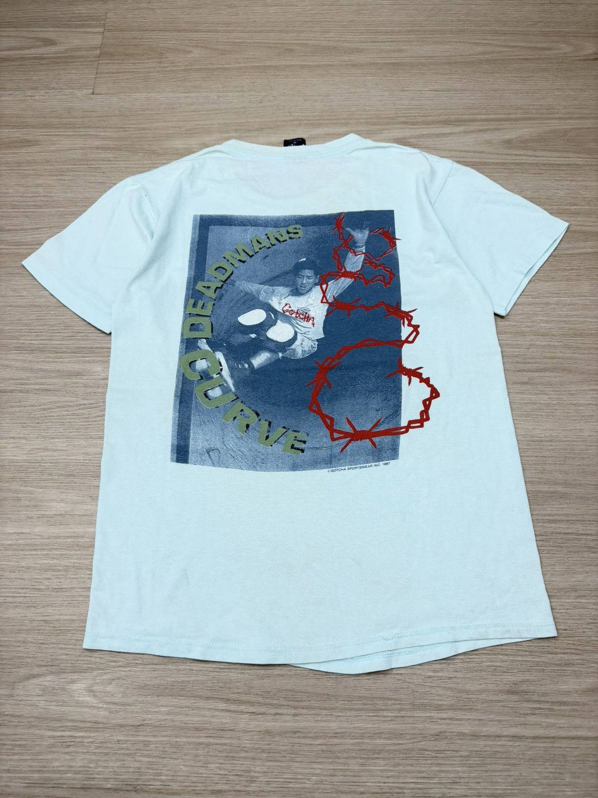 Vintage Vintage GOTCHA TEE Size US M / EU 48-50 / 2 - 2 Thumbnail