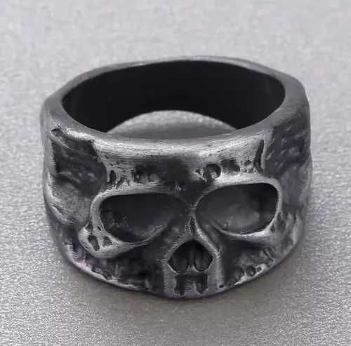 Jewelry × Vintage Skull Face Ring Size ONE SIZE - 4 Thumbnail