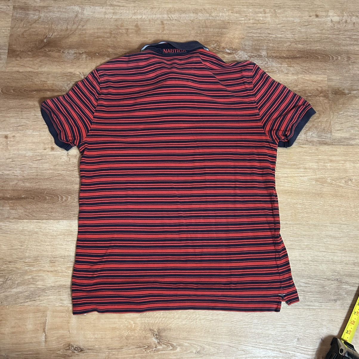 Nautica Vintage 90s Nautica Striped Polo shirt L Size US L / EU 52-54 / 3 - 2 Thumbnail