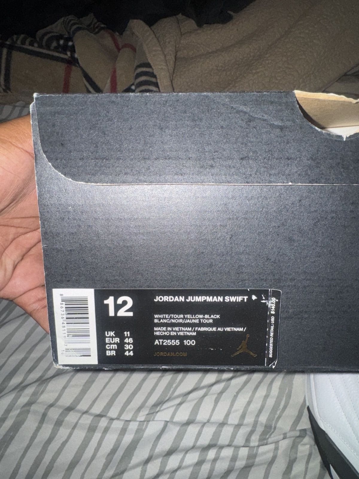 Jordan Brand Jumpman swift white black Size US 12 / EU 45 - 2 Thumbnail
