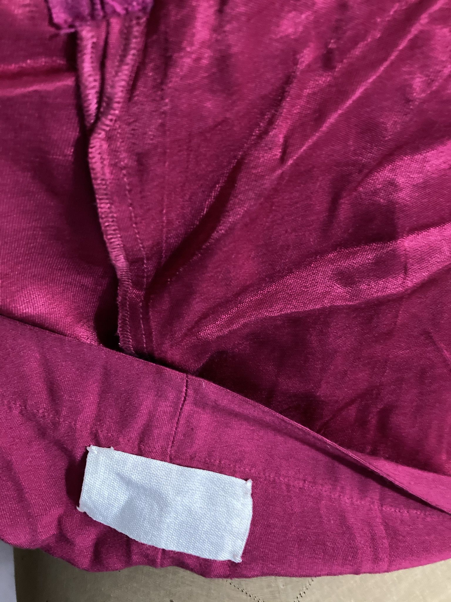 Maison Margiela Maison Martin Margiela Viscose Cropped Top — Early 1990s Size M / US 6-8 / IT 42-44 - 8 Thumbnail