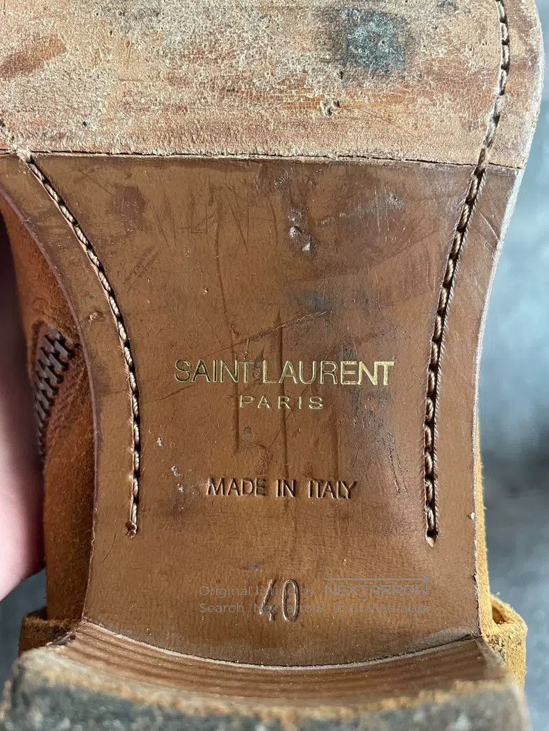 Saint Laurent Paris Saint Laurent Paris Suede Boots Size US 7 / EU 40 - 5 Thumbnail