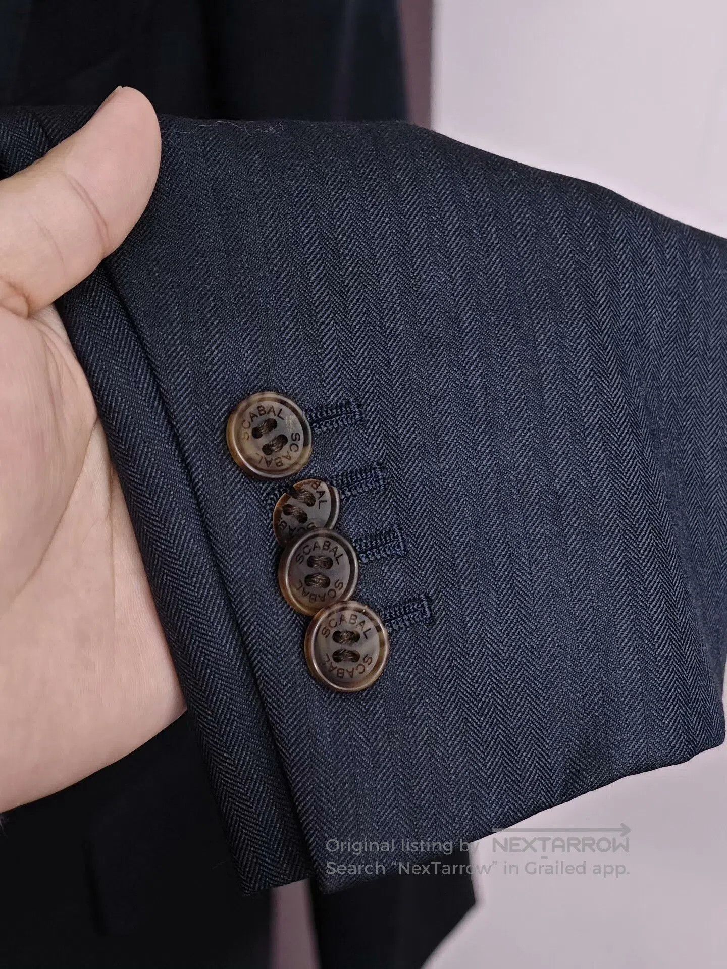 SCABAL Custom Scabal Wool Blend Suit Jacket. Size US M / EU 48-50 / 2 - 4 Thumbnail