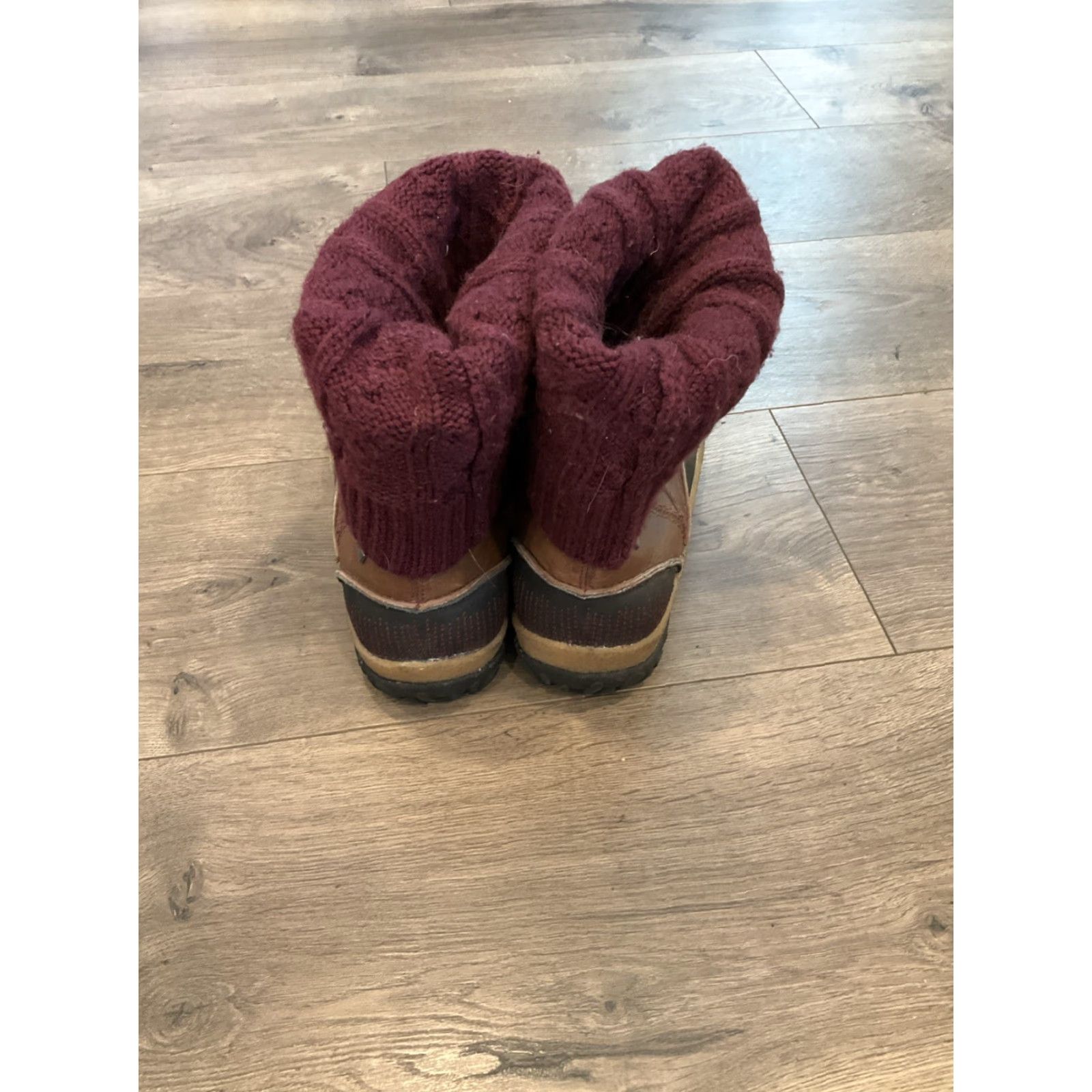 Merrell Merrell Dauphin Boot Lace-Up Leather Boot with Legwarmer Espresso Brown Women US 9 Ankle Casual Winter Snow Boot Size US 6.5 / IT 36.5 - 4 Thumbnail