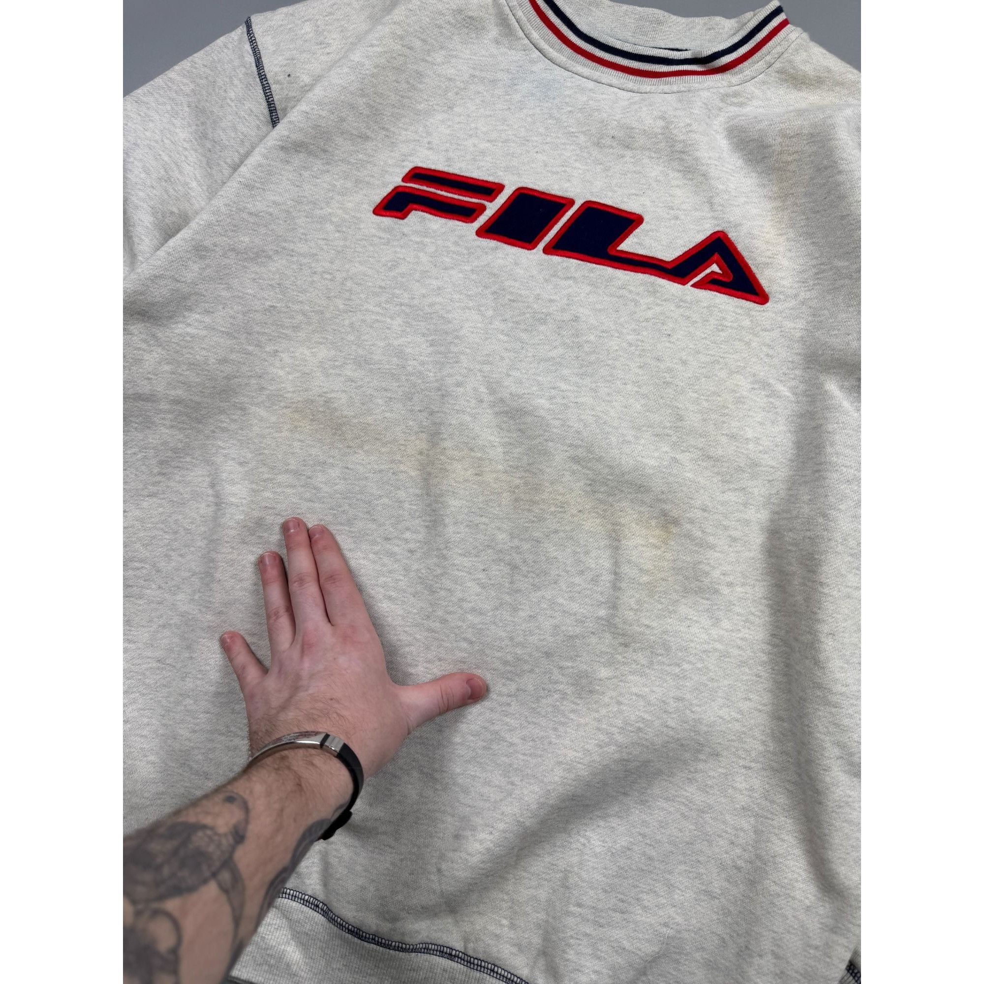 Fila Men’s Fila Vintage Sweatshirt Size L (Y1204) Size US L / EU 52-54 / 3 - 4 Thumbnail