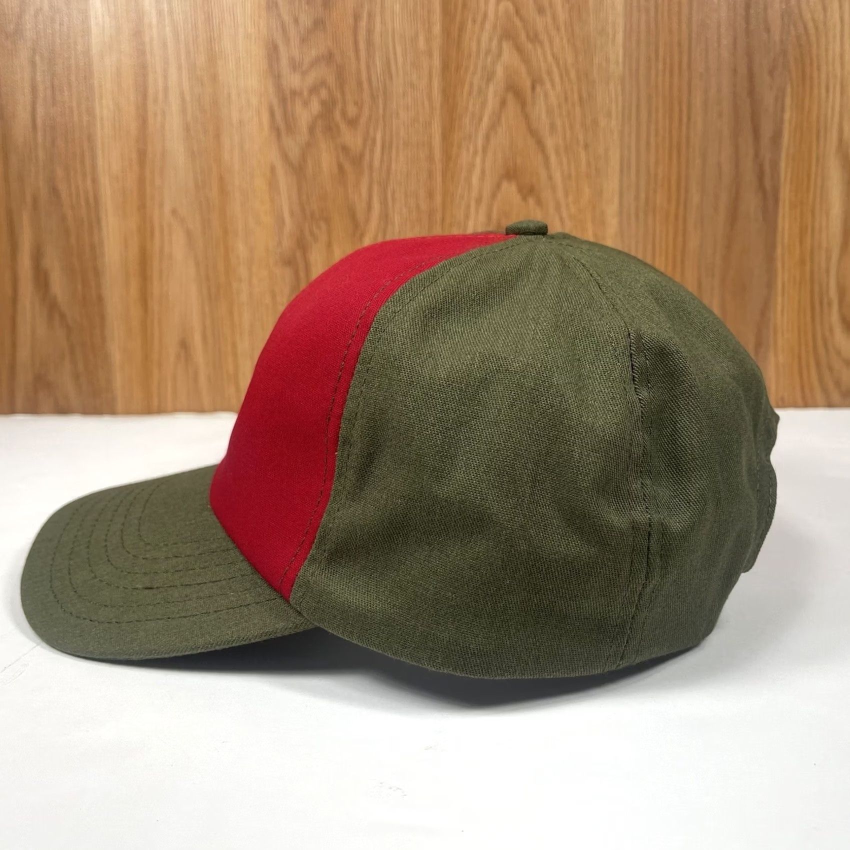 Vintage Unknown Embroidered Adjustable SnapBack Hat Cap Red Green Unisex Adults Baseball Trucker Cap Cap Red Green Embroidered Snapback Hat Size ONE SIZE - 4 Thumbnail