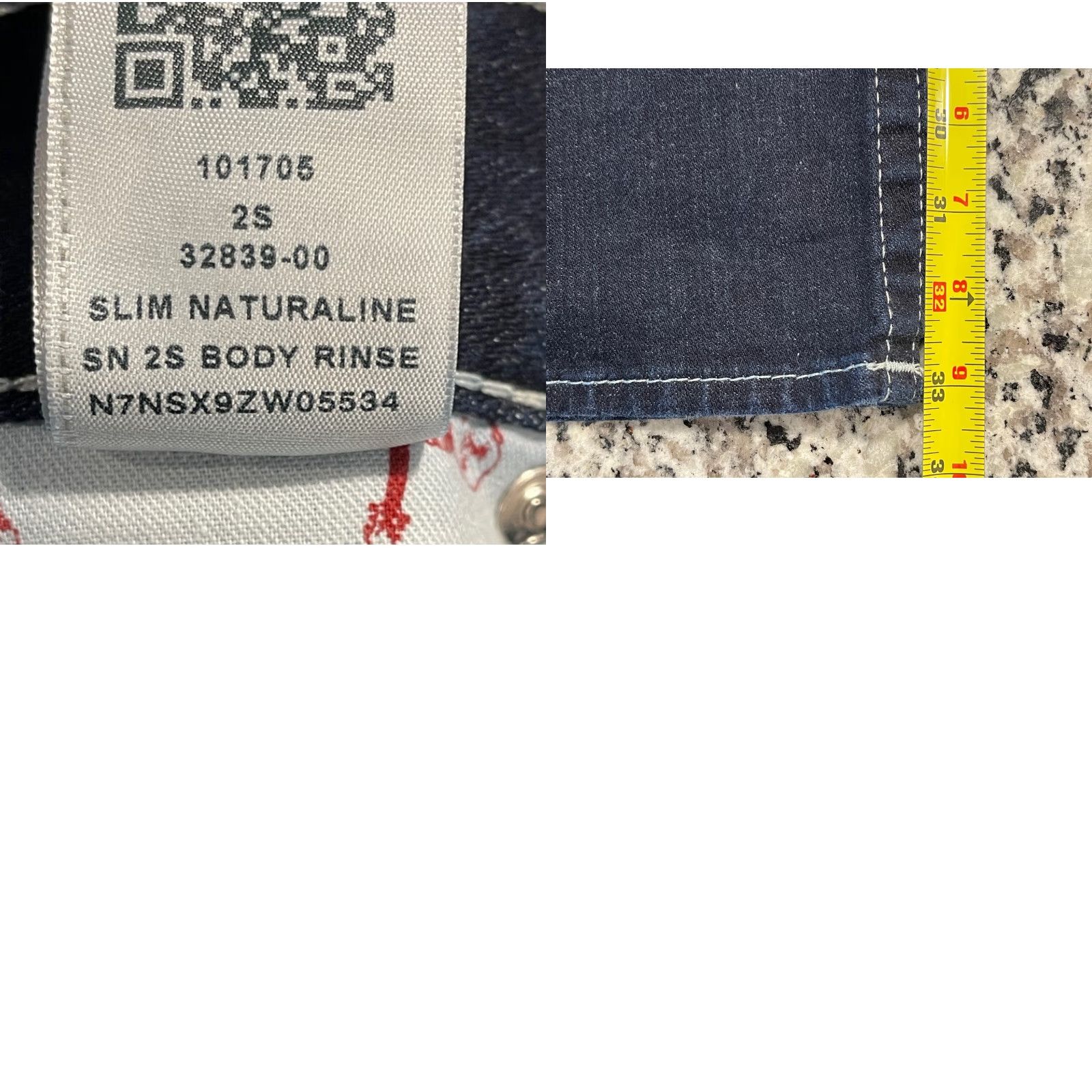 True Religion True Religion Jeans Slim Blue Naturaline Size 29 X 33 Size 29" - 8 Thumbnail