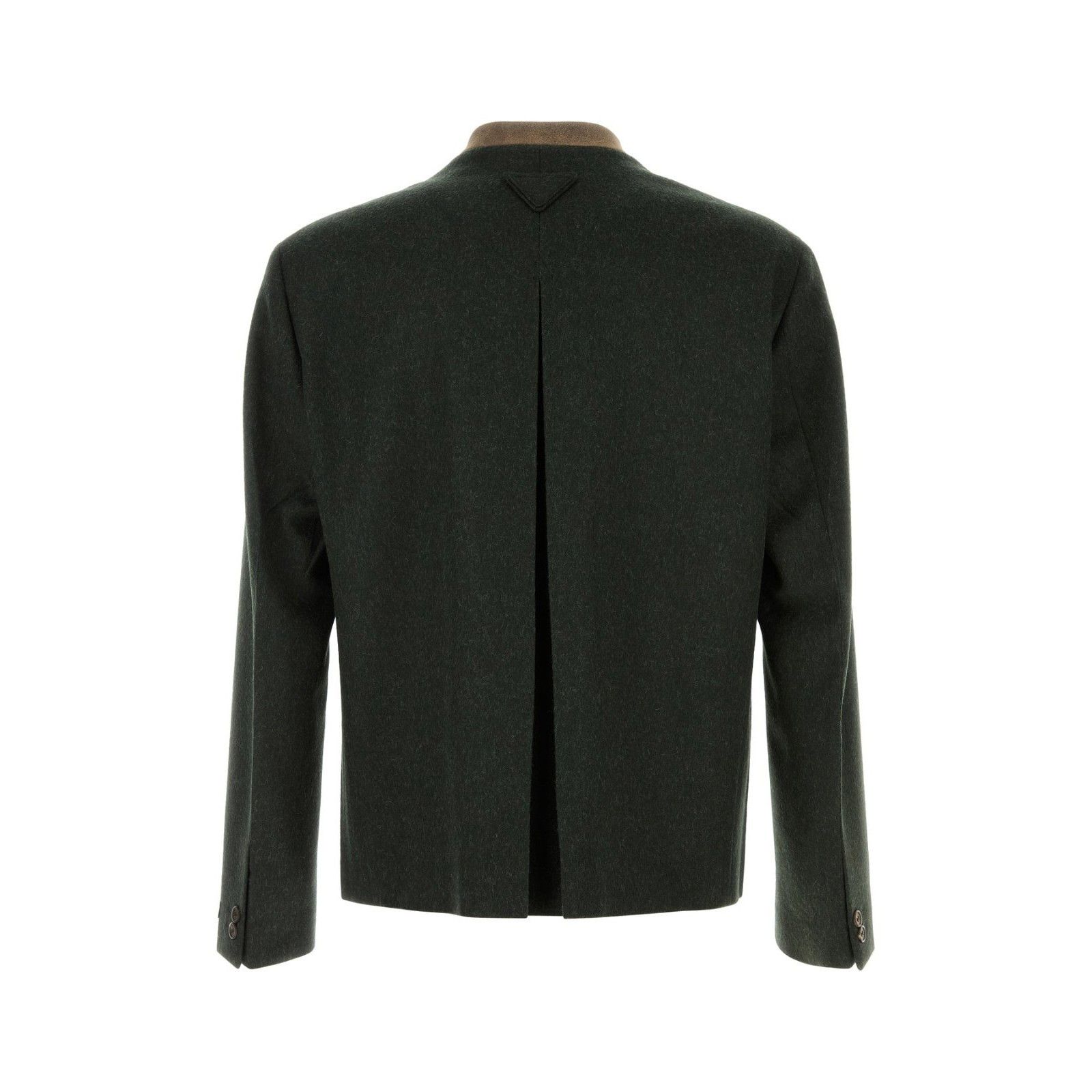 Prada PRADA Bottle Green Wool Blazer New & Authentic (Men's size:L Size US L / EU 52-54 / 3 - 2 Thumbnail