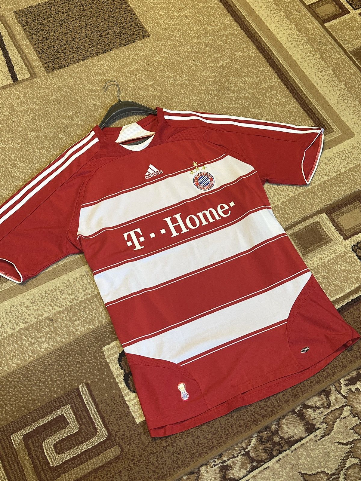 Adidas Bayern 2007 Football t Shirt Adidas Vintage Soccer RIBERY 7 Size US XXL / EU 58 / 5 - 3 Thumbnail