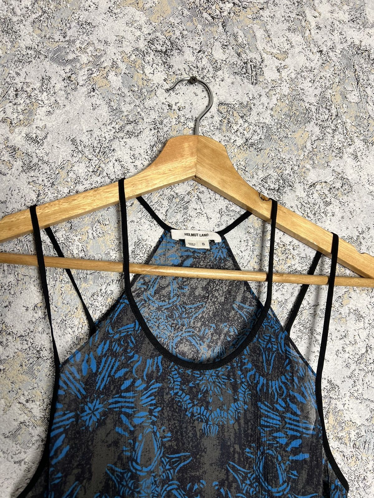 Helmut Lang Helmut Lang Women's Light Mesh Printed Top Blouse Size S Size S / US 4 / IT 40 - 4 Thumbnail
