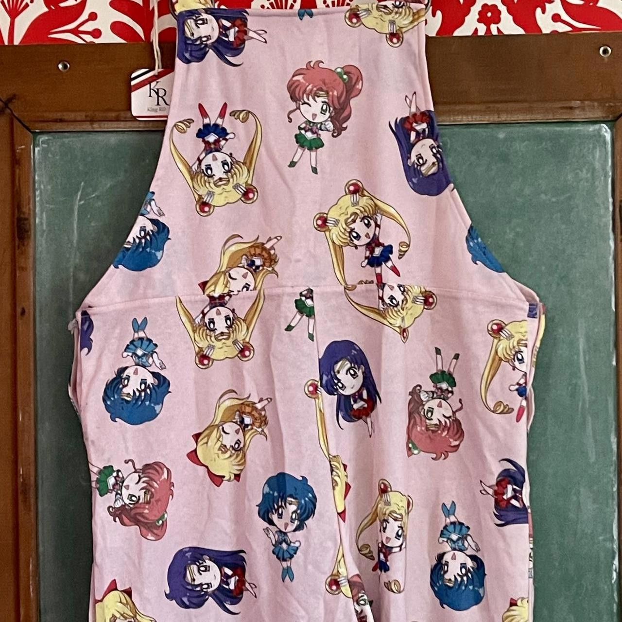 Designer Sailor Moon Cartoon Print Overalls – S/M Size 28" / US 6 / IT 42 - 7 Thumbnail