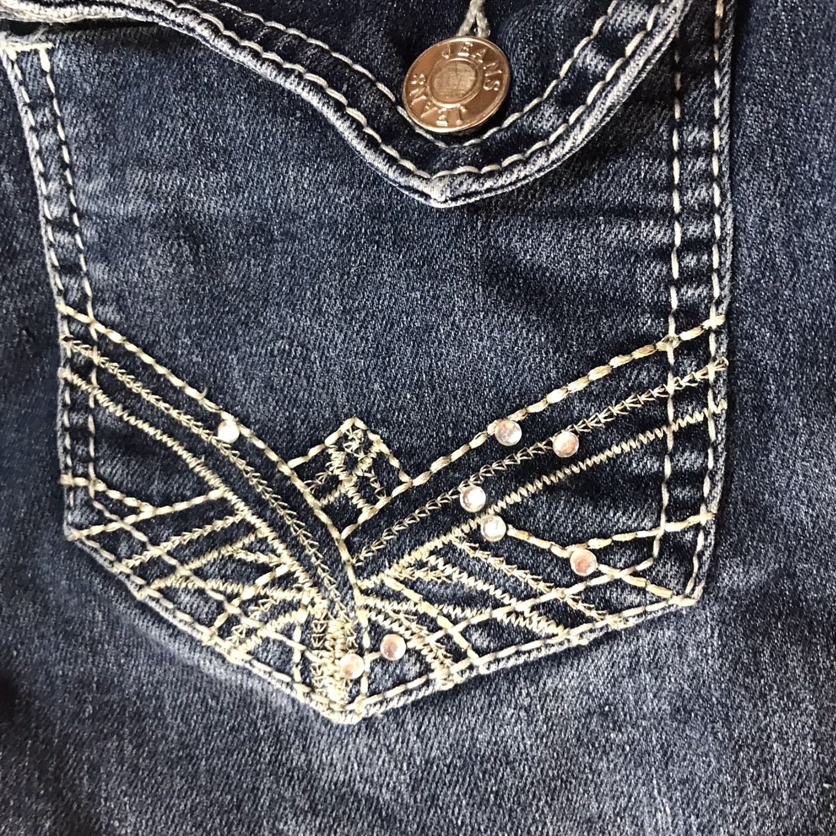 Vintage VINTAGE Spoiled Angel Bermuda Shorts Womens Size 10 Blue Denim Casual Summer Stretch Ladies Size 32" / US 10 / IT 46 - 4 Thumbnail