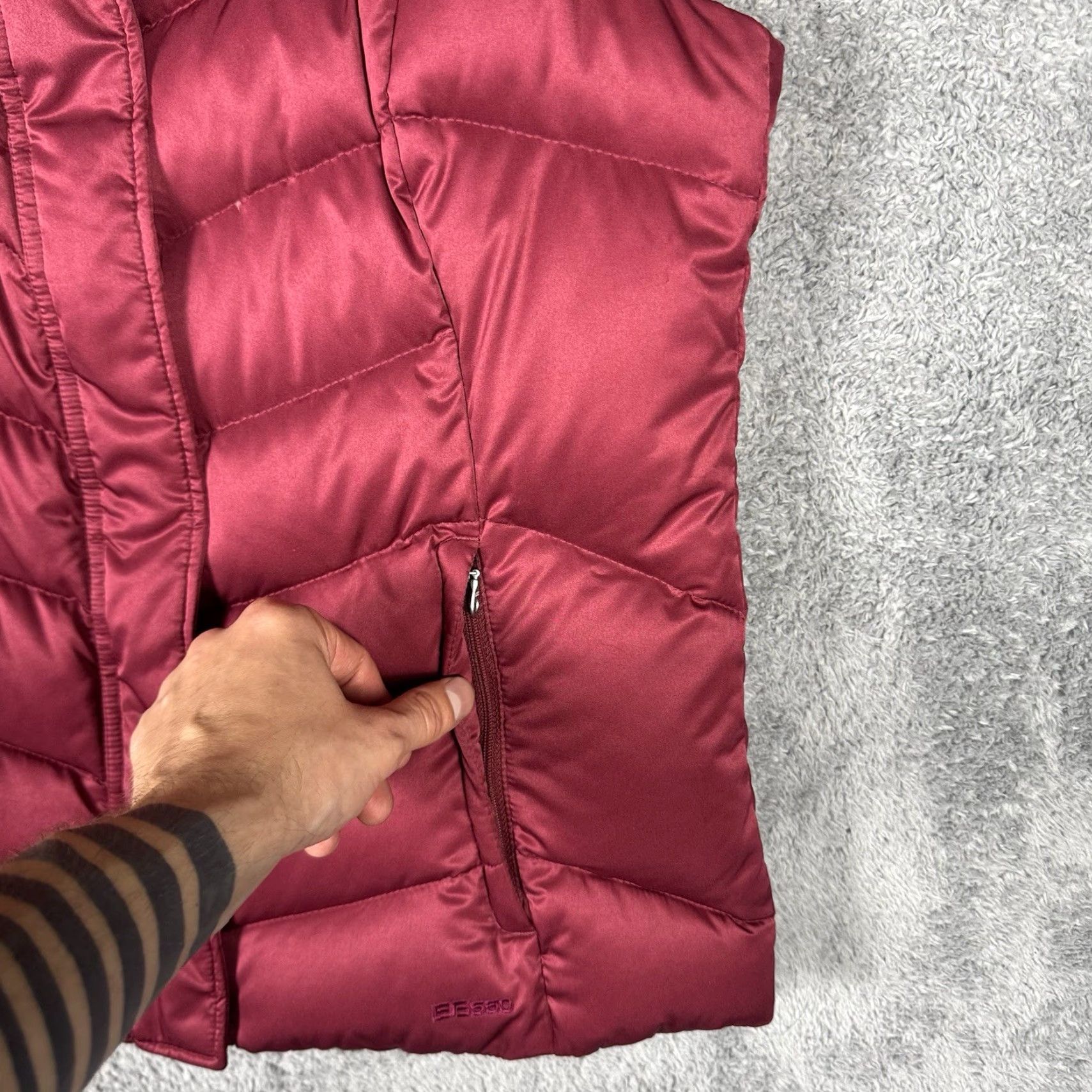 Eddie Bauer VINTAGE Eddie Bauer Goose Down Vest Women LT Premium EB550 Fill Power Puffer Full Zip Shirt? Size L / US 10 / IT 46 - 3 Thumbnail