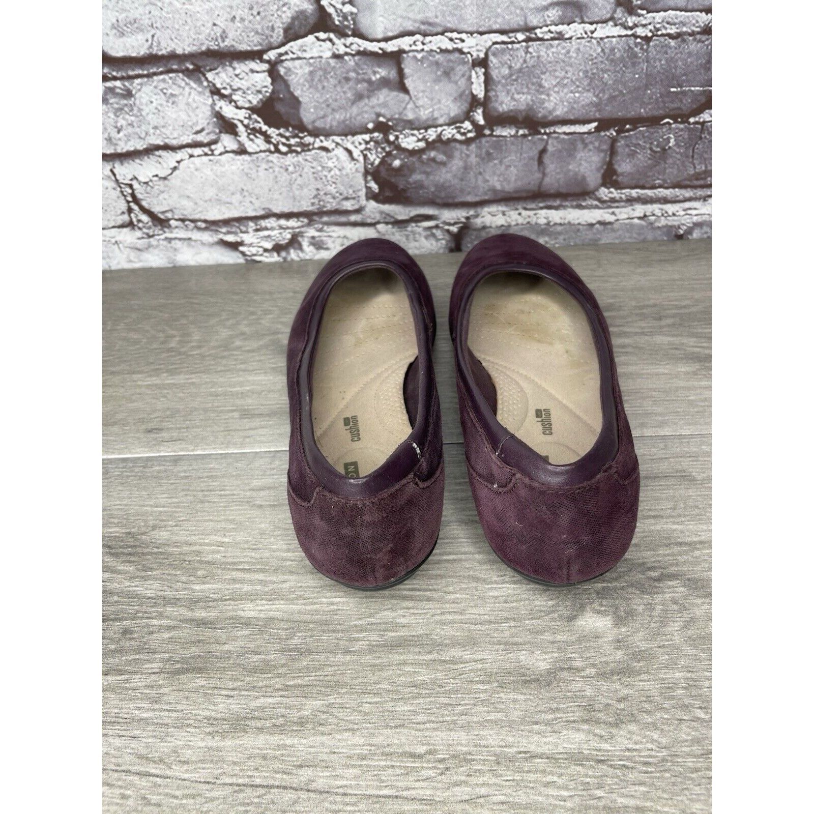 Clarks Clarks Collection Soft Cushion Purple Shimmer Ballet Flats W Size US 7.5 / IT 37.5 - 11 Thumbnail