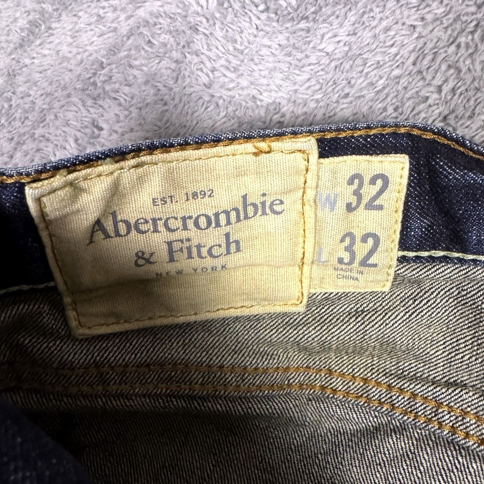 Abercrombie & Fitch VINTAGE Abercrombie & Fitch Jeans Mens 32x32 Remsen Slim Straight Lowrise Indigo Size US 32 / EU 48 - 5 Thumbnail