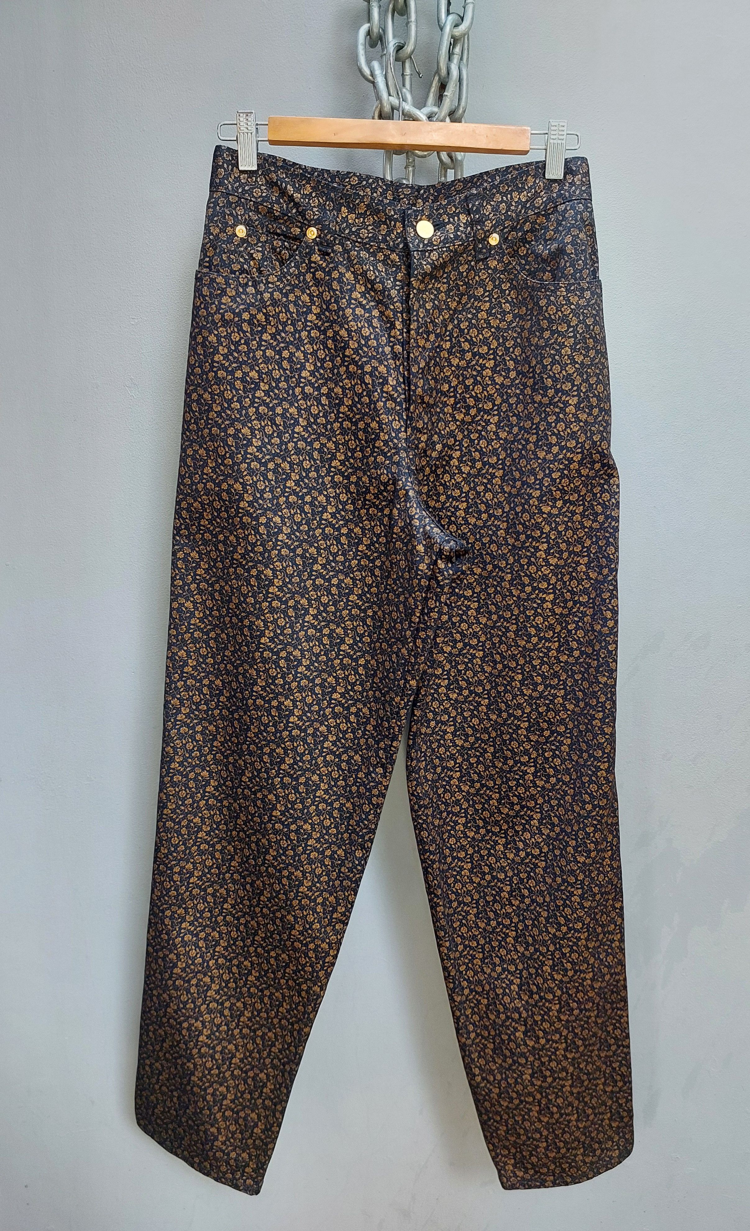 Jean Paul Gaultier Jean Paul Gaultier Floral Brocade Pants BNWT Size US 29 - 1 Thumbnail