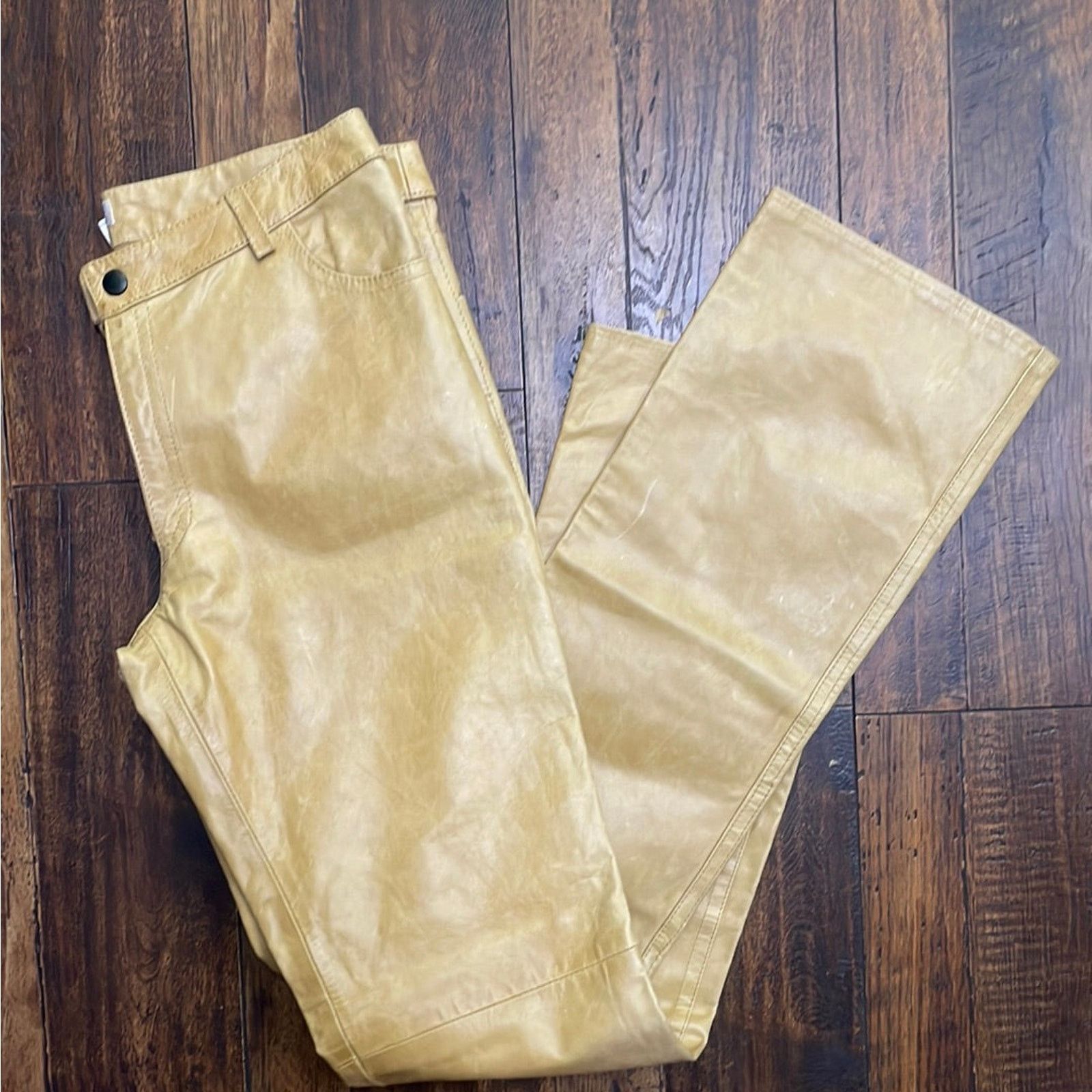 Japanese Brand Immagine Made in Italy Leather Pants 40 Size 40" / US 18 - 1 Thumbnail