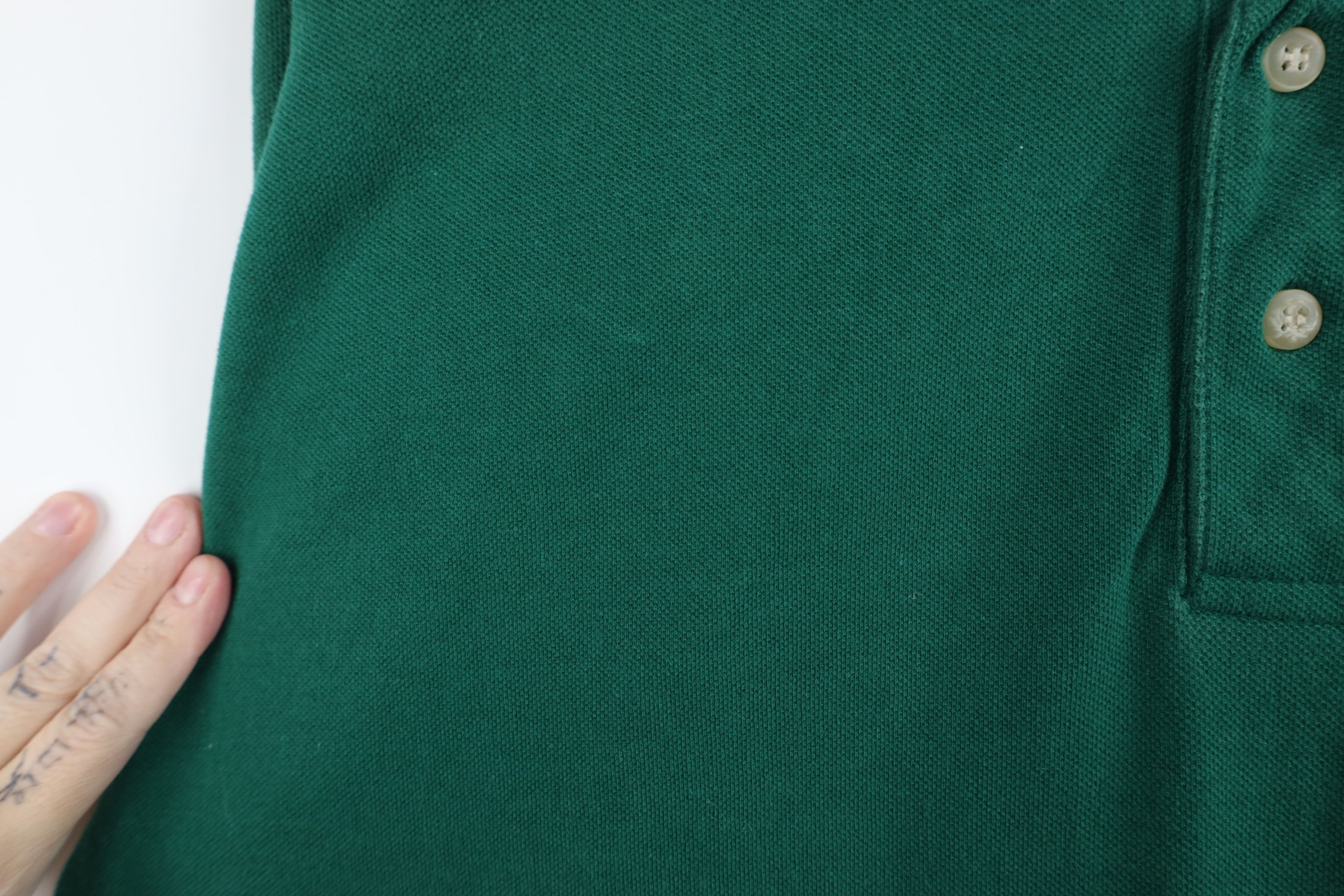 Vintage Vintage 90s Streetwear Pique Cotton Golf Polo Shirt Green Size US XXL / EU 58 / 5 - 5 Thumbnail