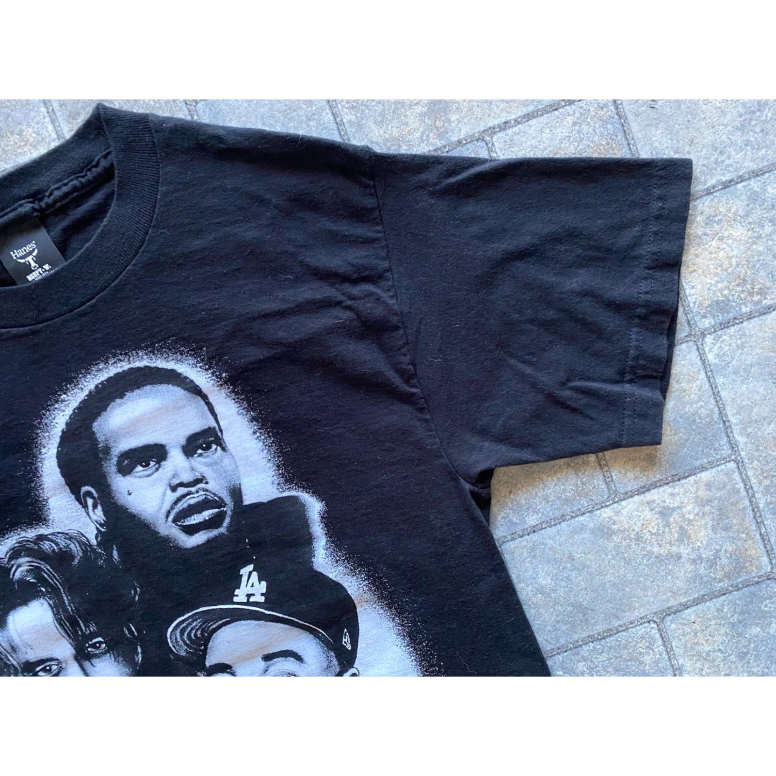 Hanes VINTAGE Hanes Beefy-T Shirt Mens S Black Xavier Wulf Bones Eddy Baker Loving Memory Tour Size US S / EU 44-46 / 1 - 7 Thumbnail