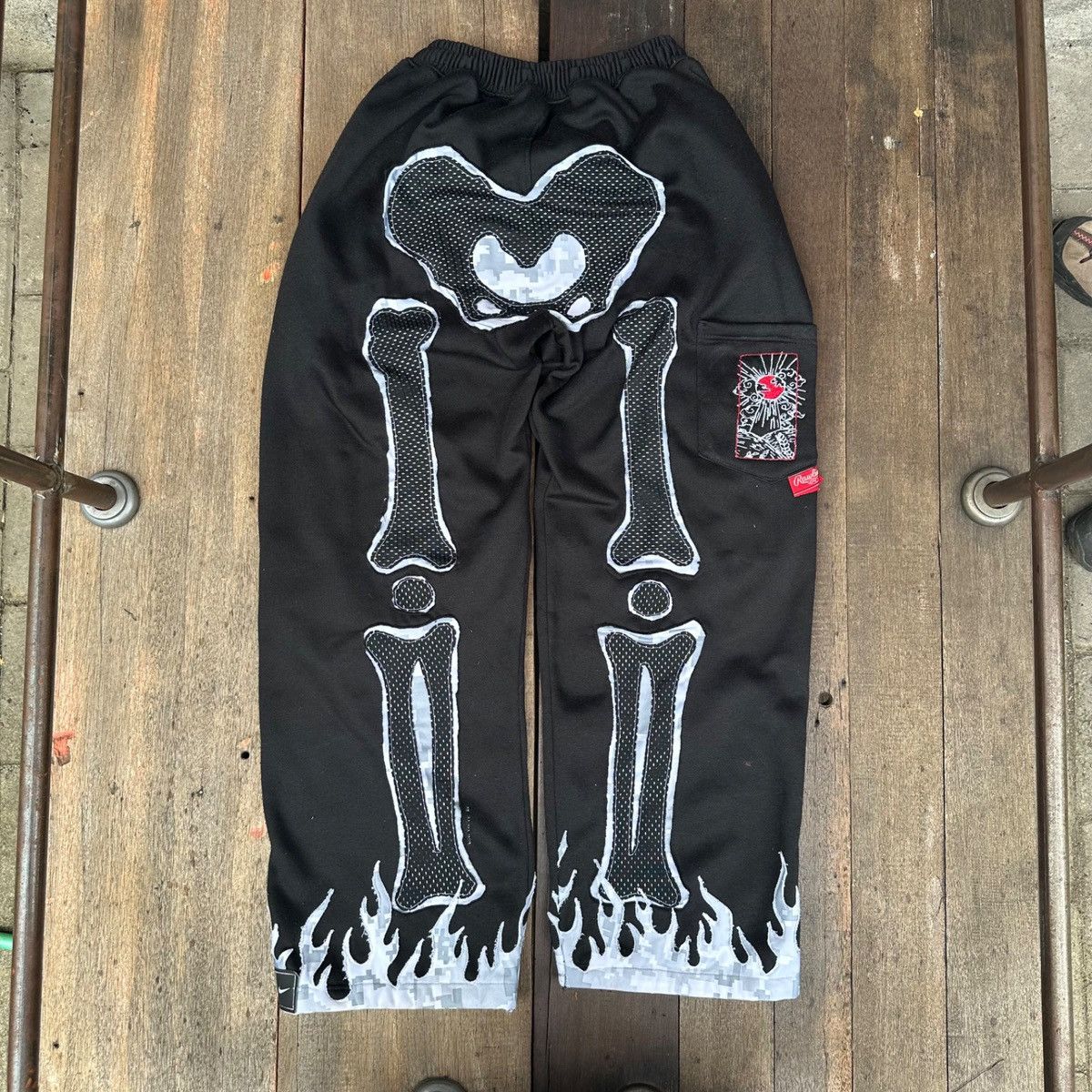 Other Y2K Saitama Jackson 88 Rework Sweatpants Size US 34 / EU 50 - 2 Thumbnail