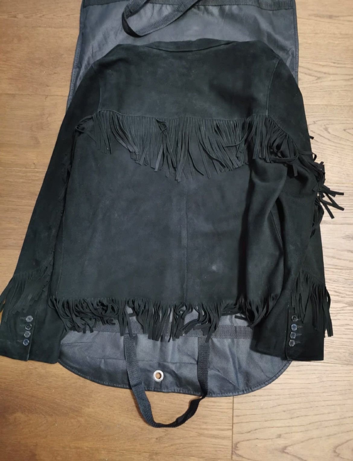 Saint Laurent Paris Saint Laurent Paris Tassel leather jacket Size US M / EU 48-50 / 2 - 2 Thumbnail