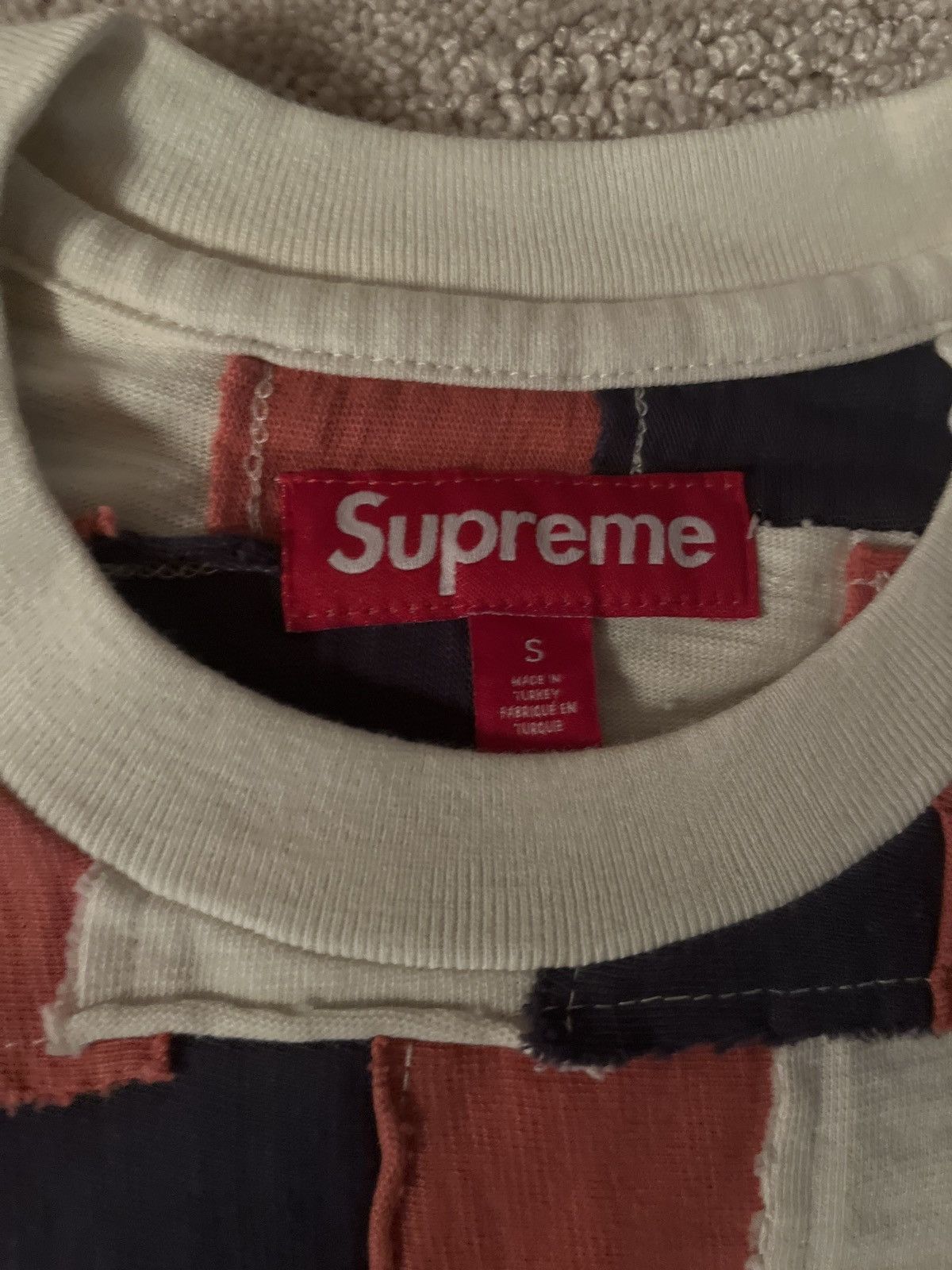 Supreme Supreme Patchwork Yoke Football Top Stone Size US S / EU 44-46 / 1 - 3 Thumbnail