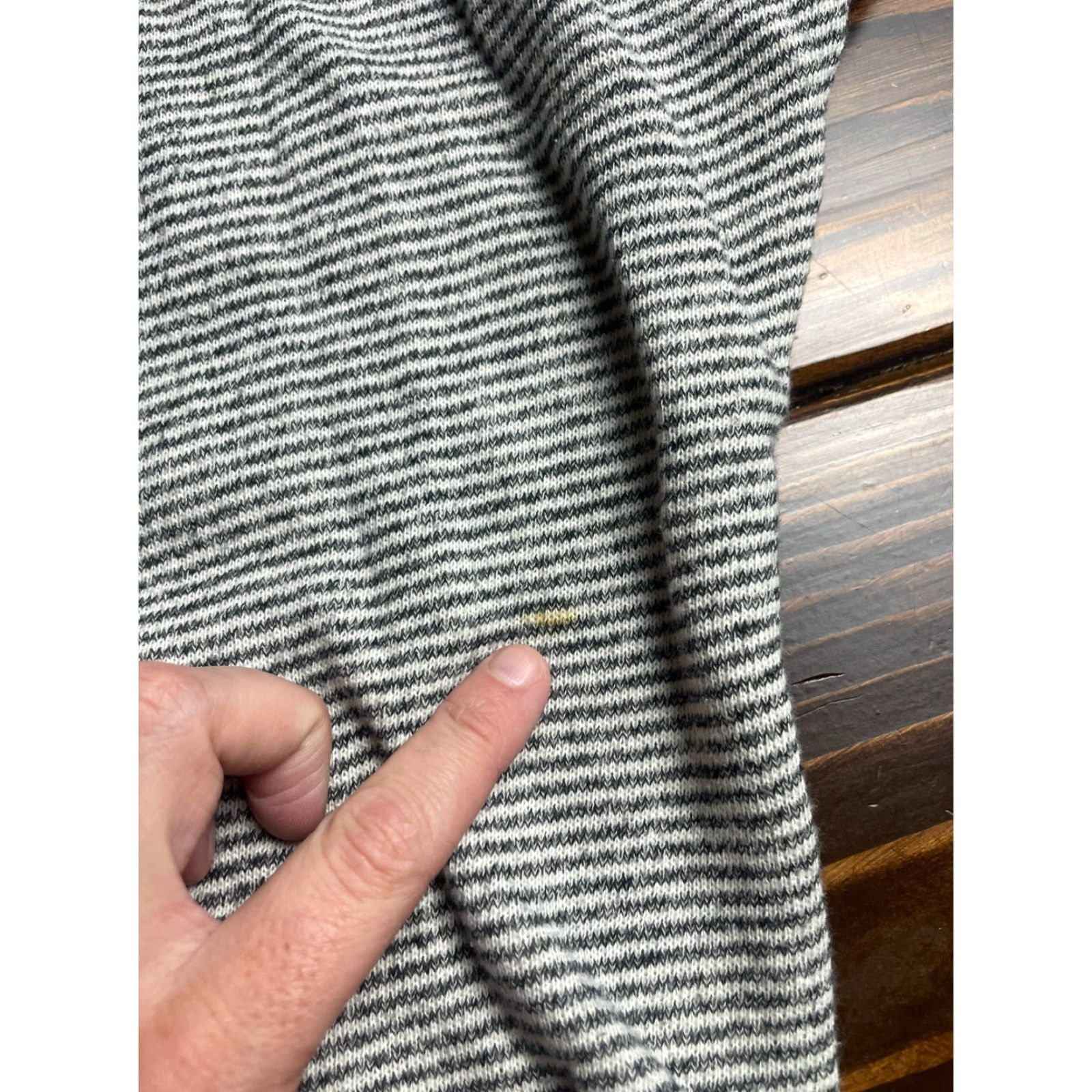 Mossimo Mossimo Hoodie, Women's XL, White Gray, Pullover, Terri Cloth, Sweater Size XL / US 12-14 / IT 48-50 - 7 Thumbnail