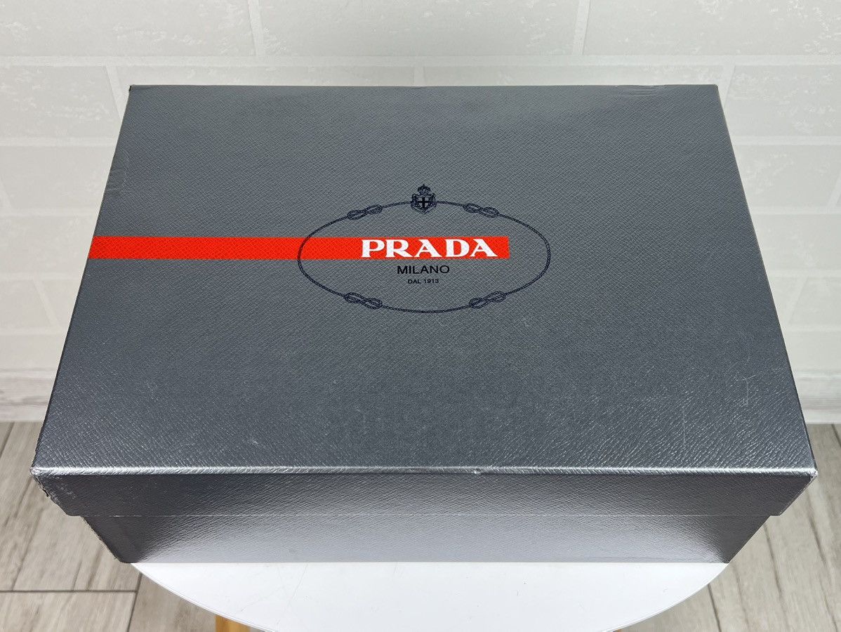 Prada PRADA MILANO Sneakers Low Top CROSSECTION Knit Pattern Shoes Size US 12 / EU 45 - 7 Thumbnail