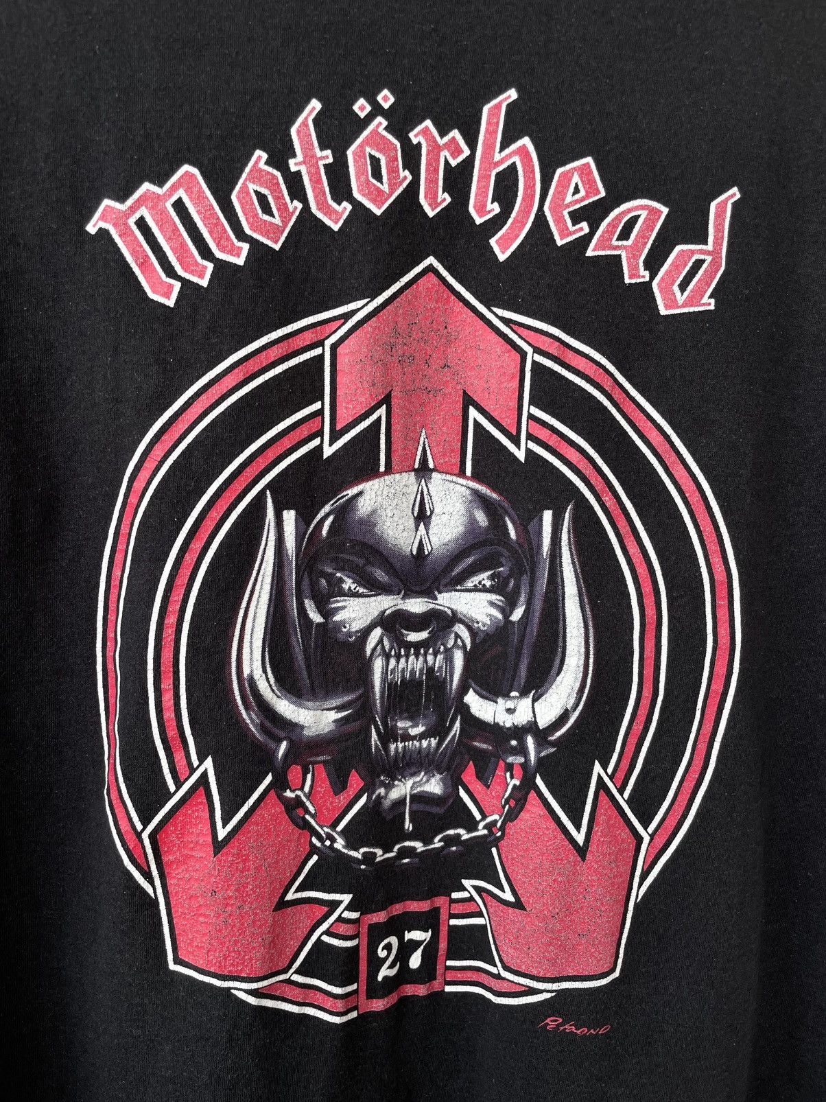 Band Tees Vintage 00s Motorhead 27 Anny England Metal Band T-Shirt Y2K Size US L / EU 52-54 / 3 - 4 Thumbnail