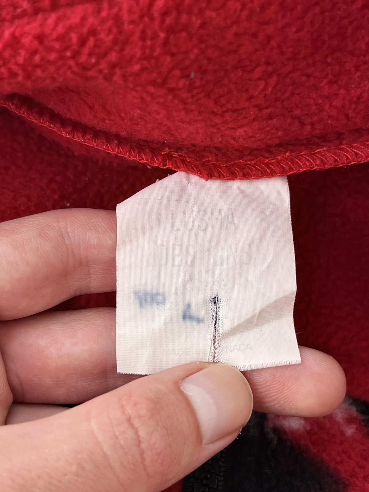 Other Vintage Wolfs Fleece Jacket All Over Print Y2K Gorpcore 90s Size US L / EU 52-54 / 3 - 8 Thumbnail