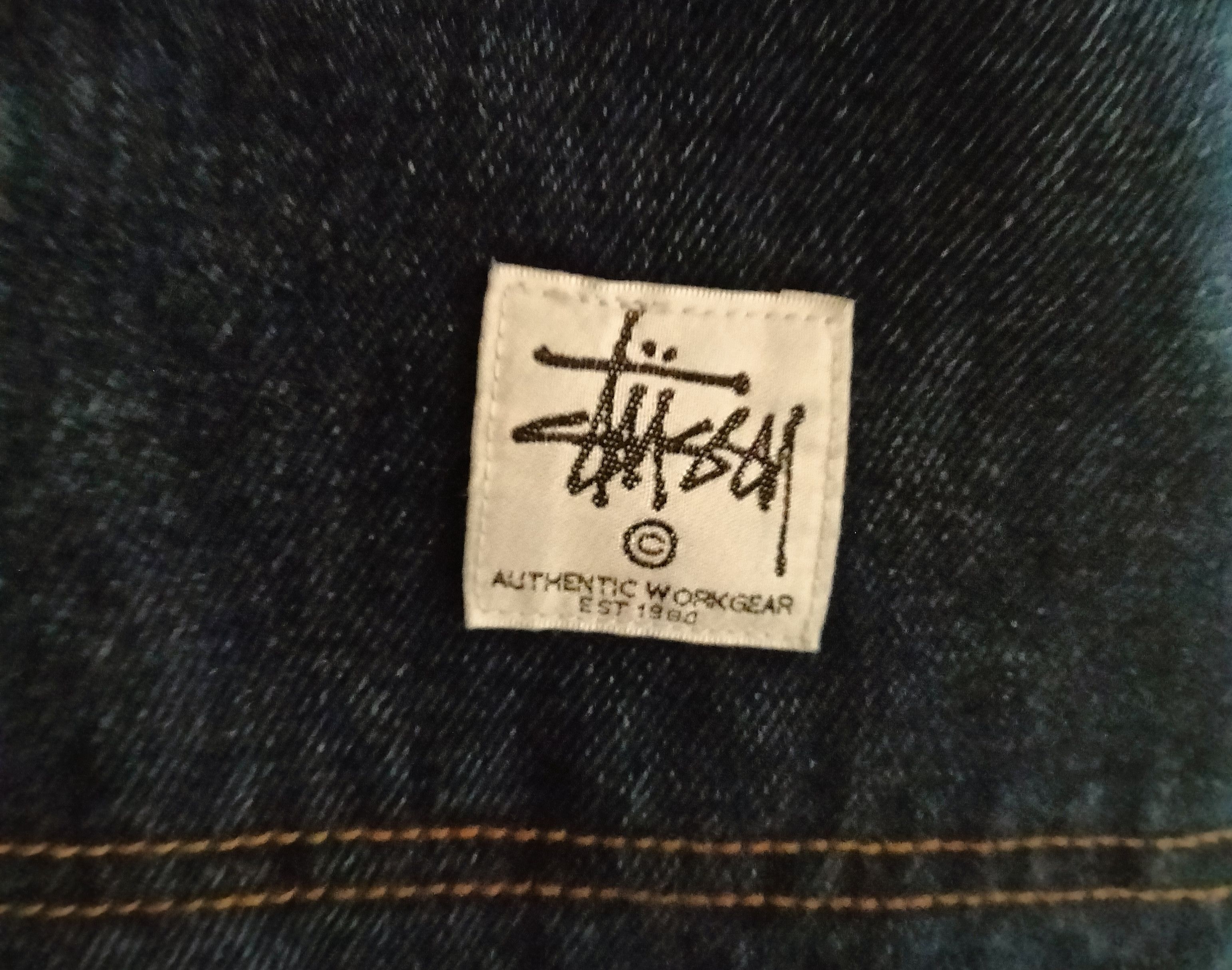 Stussy Stussy Washed Canvas Shop Jacket 'Blue' 115688 Size US L / EU 52-54 / 3 - 2 Thumbnail