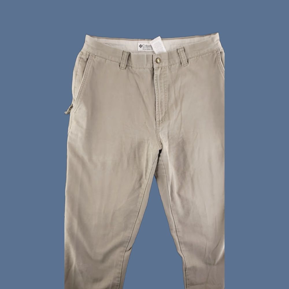 Vintage L.L. Bean Pants Mens 32x32 Canvas Brown Straight Chino Regular Size 32 Beige Outdoor Hiking Work Trail Size US 32 / EU 48 - 1 Thumbnail