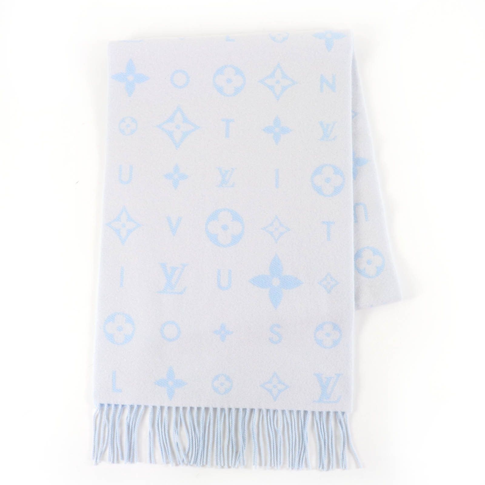 Louis Vuitton Louis Vuitton Louis Vuitton Reykjavik 2.0 Cashmere Scarf Textile Scarf M97661 DUTY FREE for USA Size ONE SIZE - 1 Thumbnail